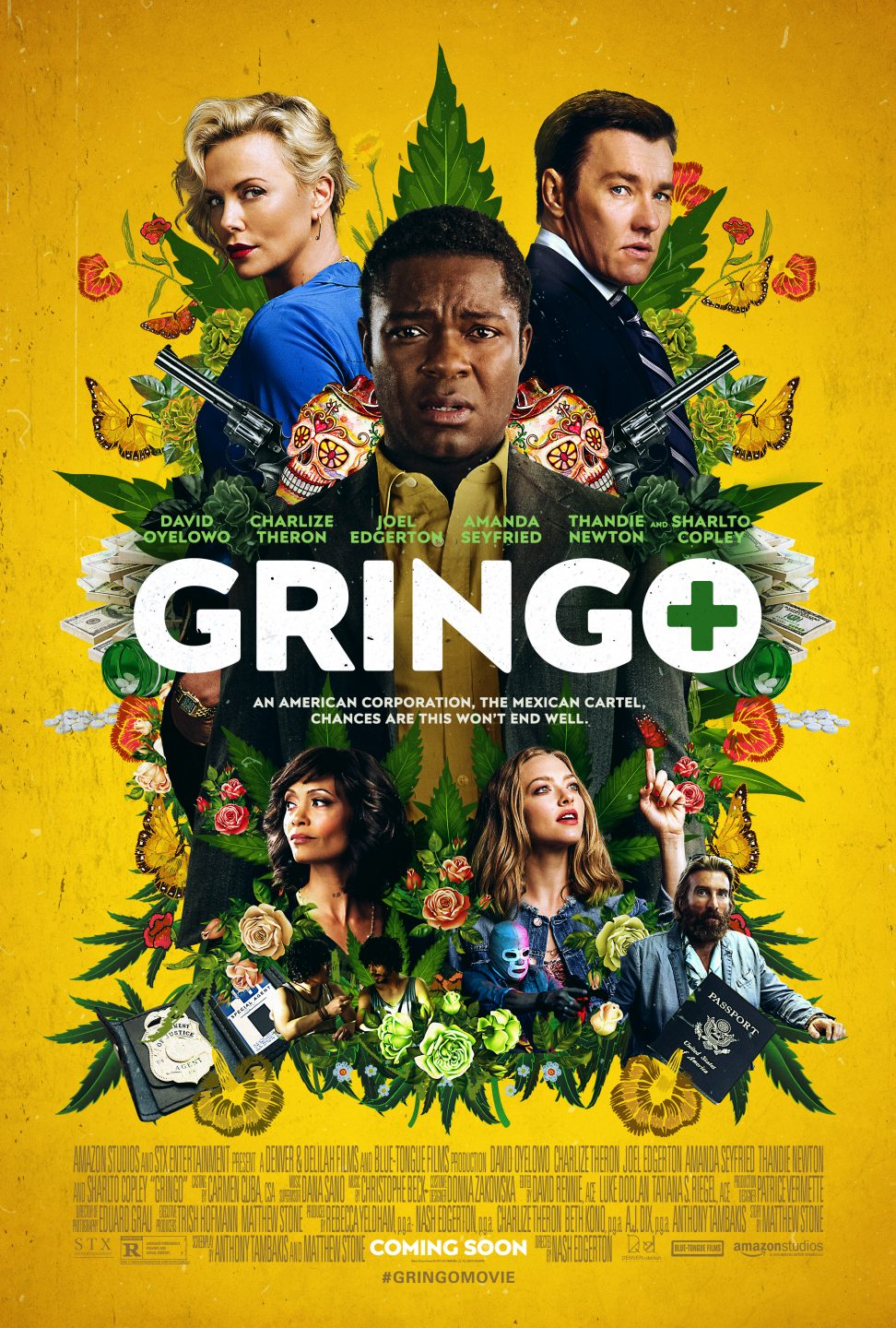 Gringo poster (Amazon Studios/STX Entertainment)