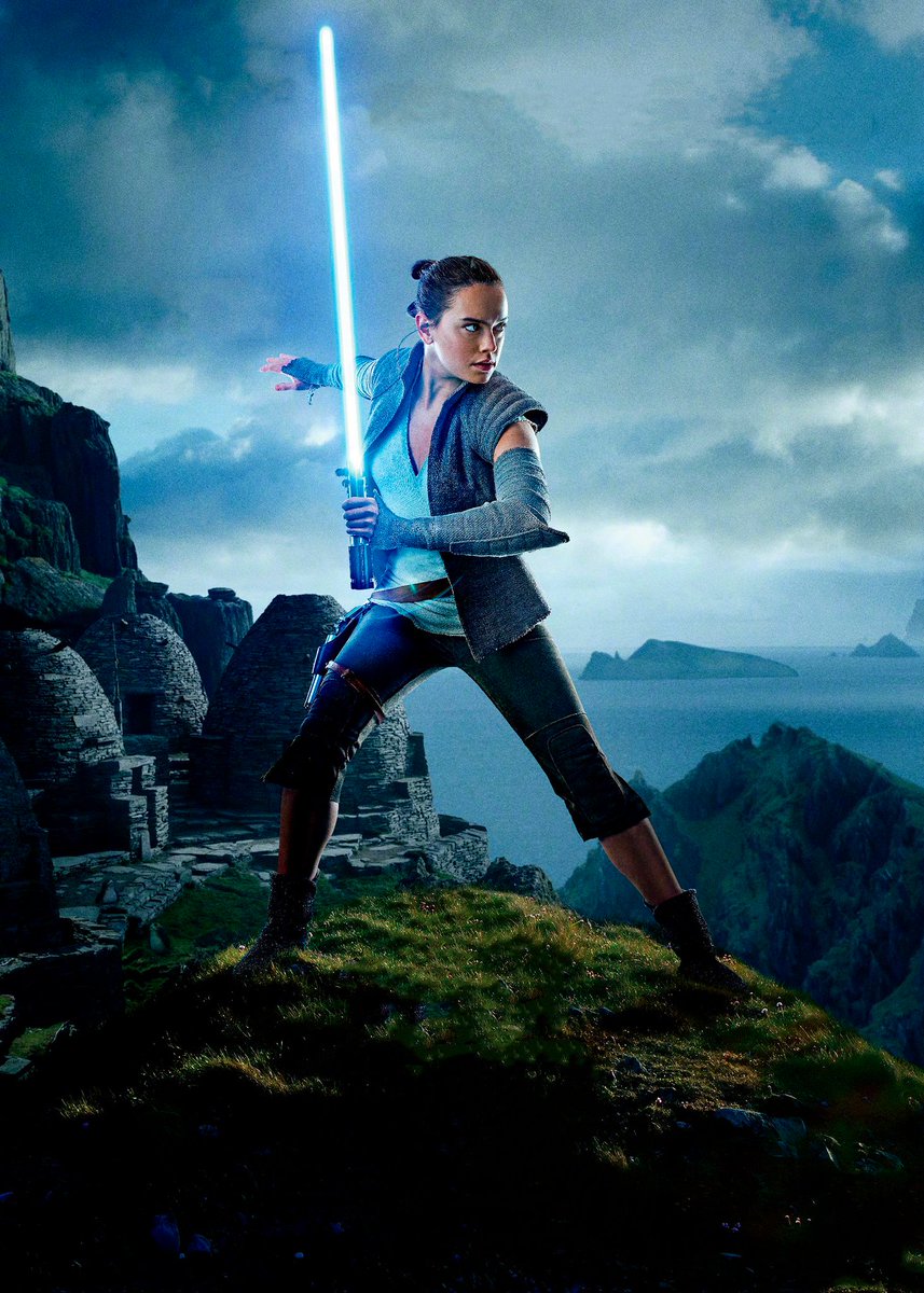 Star Wars: The Last Jedi Rey still used for poster (Lucasfilm/Disney)