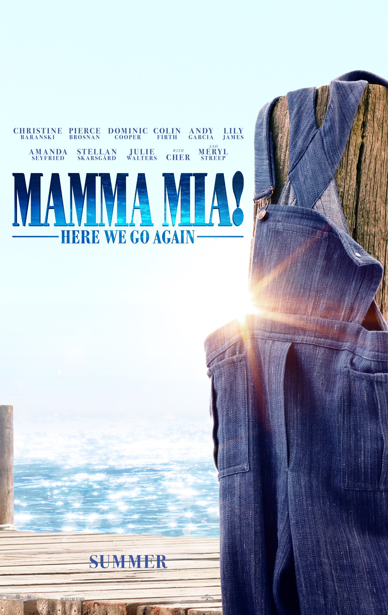 Mamma Mia! Here We Go Again poster (Universal Pictures)
