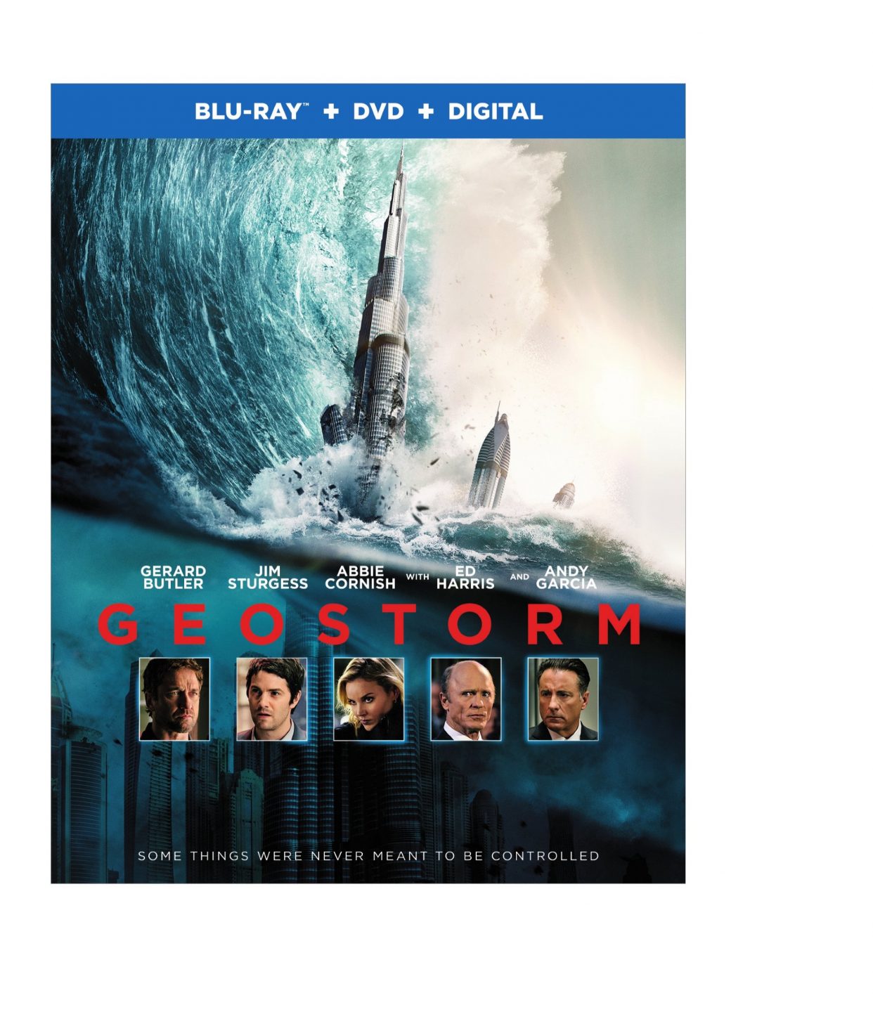 Geostorm Blu-Ray/DVD/Digital HD cover (Warner Bros. Home Entertainment)