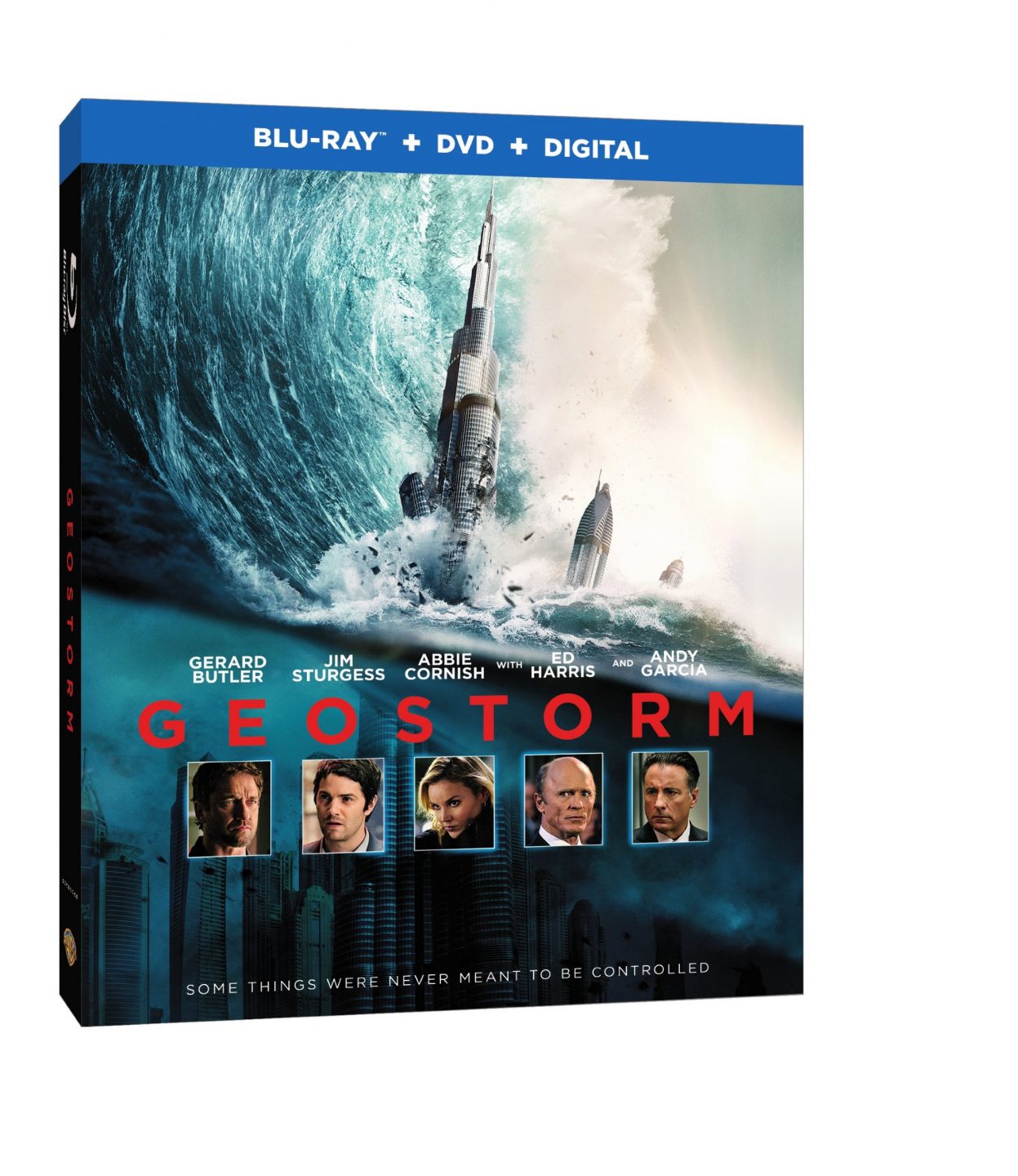 Geostorm Blu-Ray/DVD/Digital HD cover (Warner Bros. Home Entertainment)