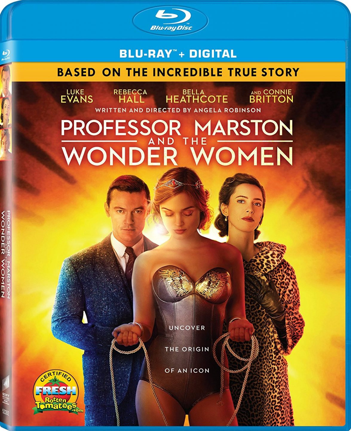 Professor Marston & The Wonder Women Blu-Ray Combo cover (Sony Pictures Home Entertainment)