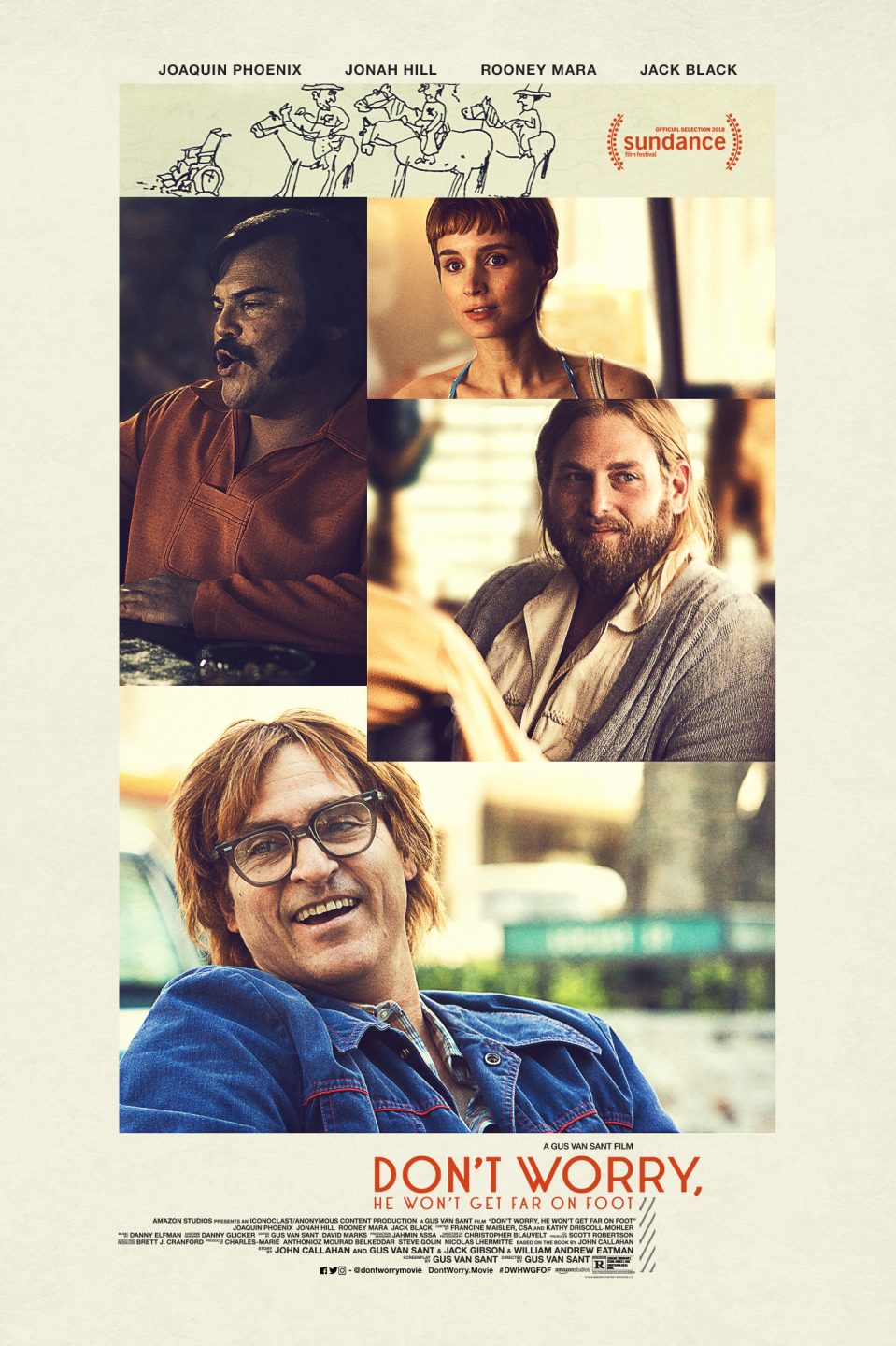 Don't Worry, He Won't Get Far On Foot poster (Amazon Studios)