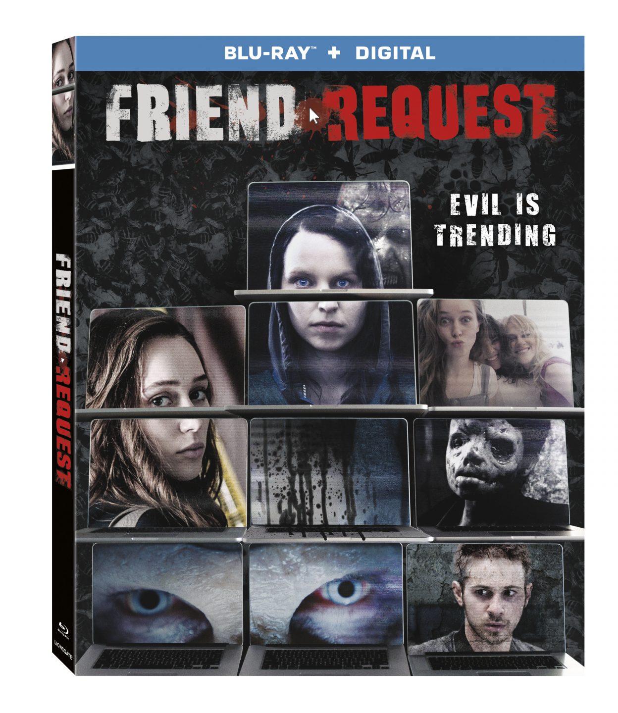 Friend Request Blu-Ray Combo cover (Lionsgate Home Entertainment)