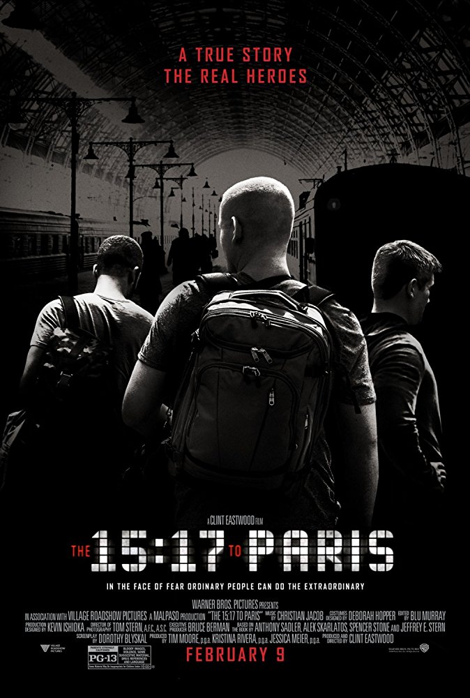 The 15:17 To Paris poster (Warner Bros. Pictures)