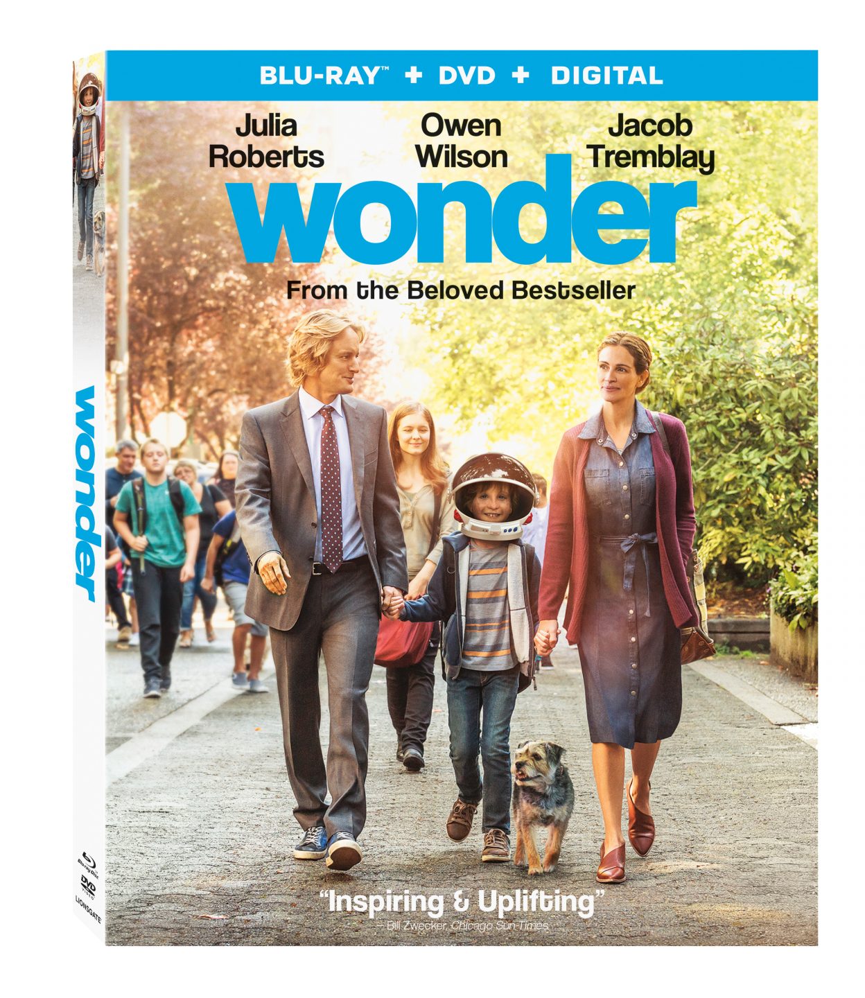 Wonder Blu-Ray cover (Lionsgate Home Entertainment)