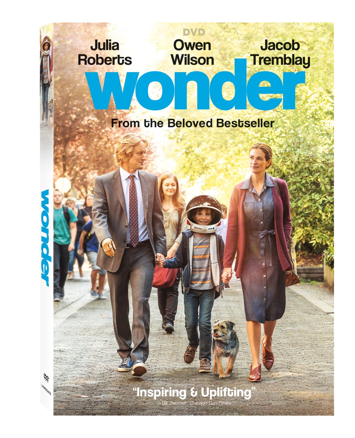 Wonder DVD cover (Lionsgate Home Entertainment)