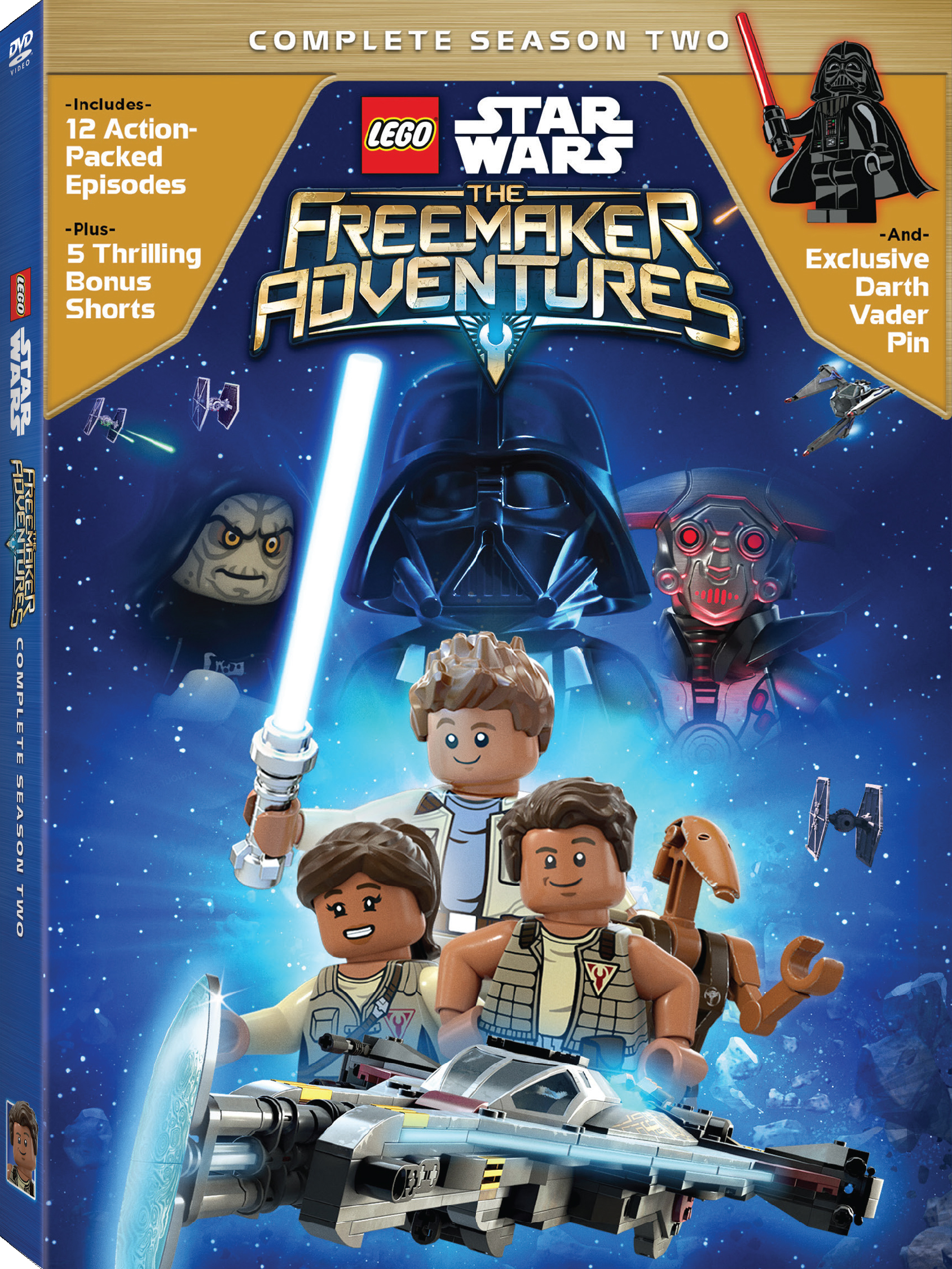 LEGO Star Wars: The Freemaker Adventures Complete Season Two DVD cover (Lucasfilm)