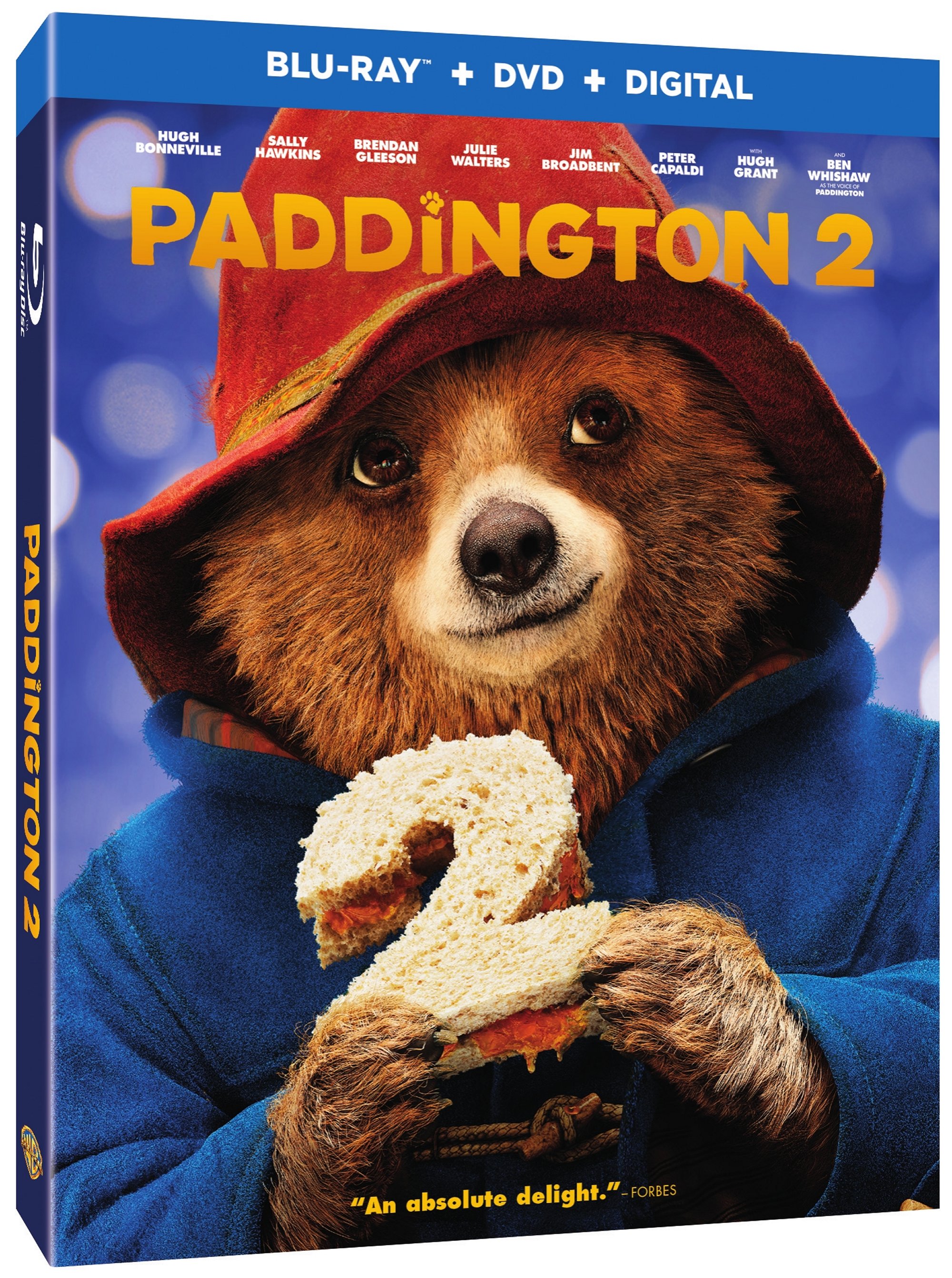 Paddington 2 Blu-Ray Combo Pack cover (Warner Bros. Home Entertainment)