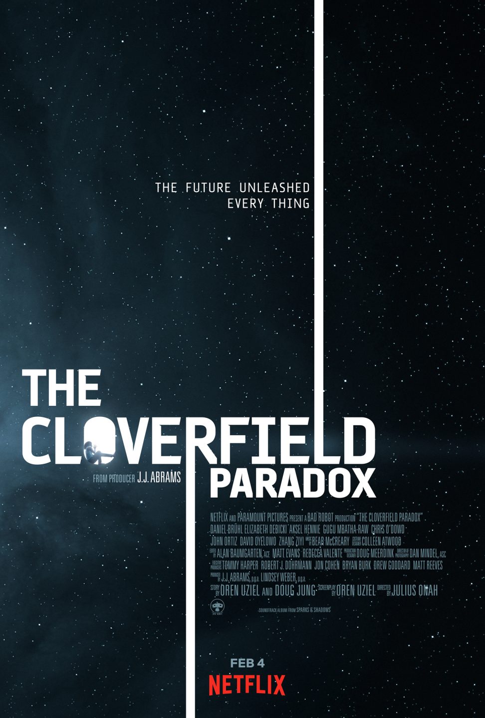 The Cloverfield Paradox poster (Netflix)