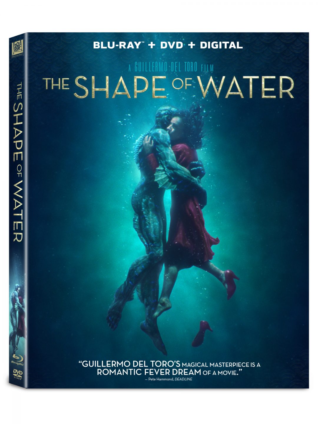 The Shape Of Water Blu-Ray Combo cover (20th Century Fox Home Entertainment)
