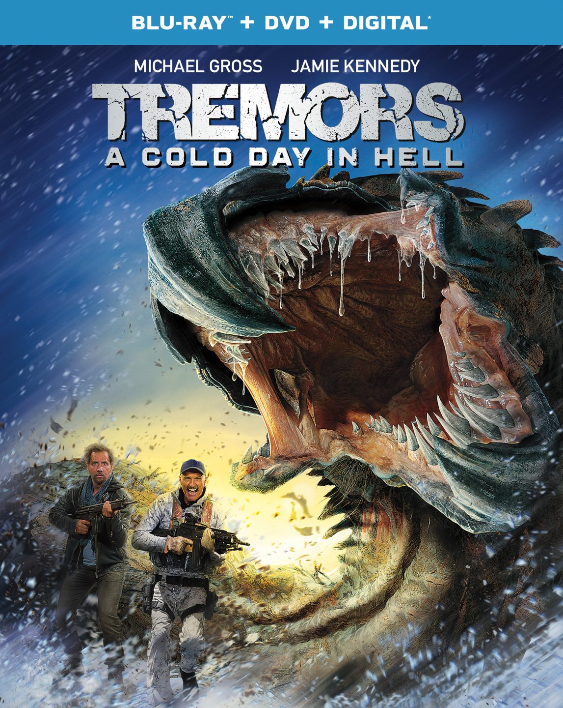 Tremors A Cold Day in Hell Blu-Ray Combo cover (Universal Pictures Home Entertainment)