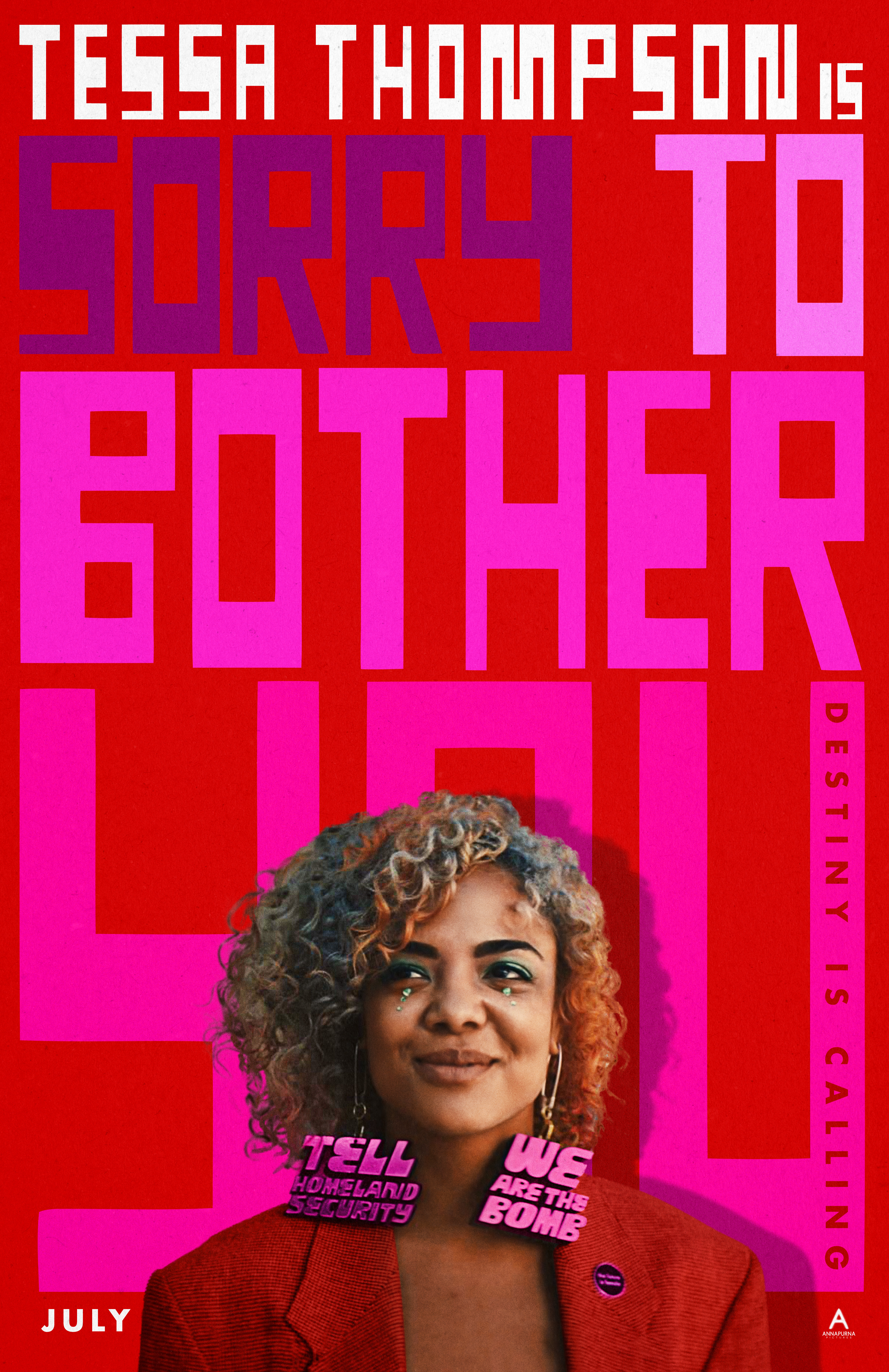 Sorry To Bother You character poster (Annapurna Pictures)