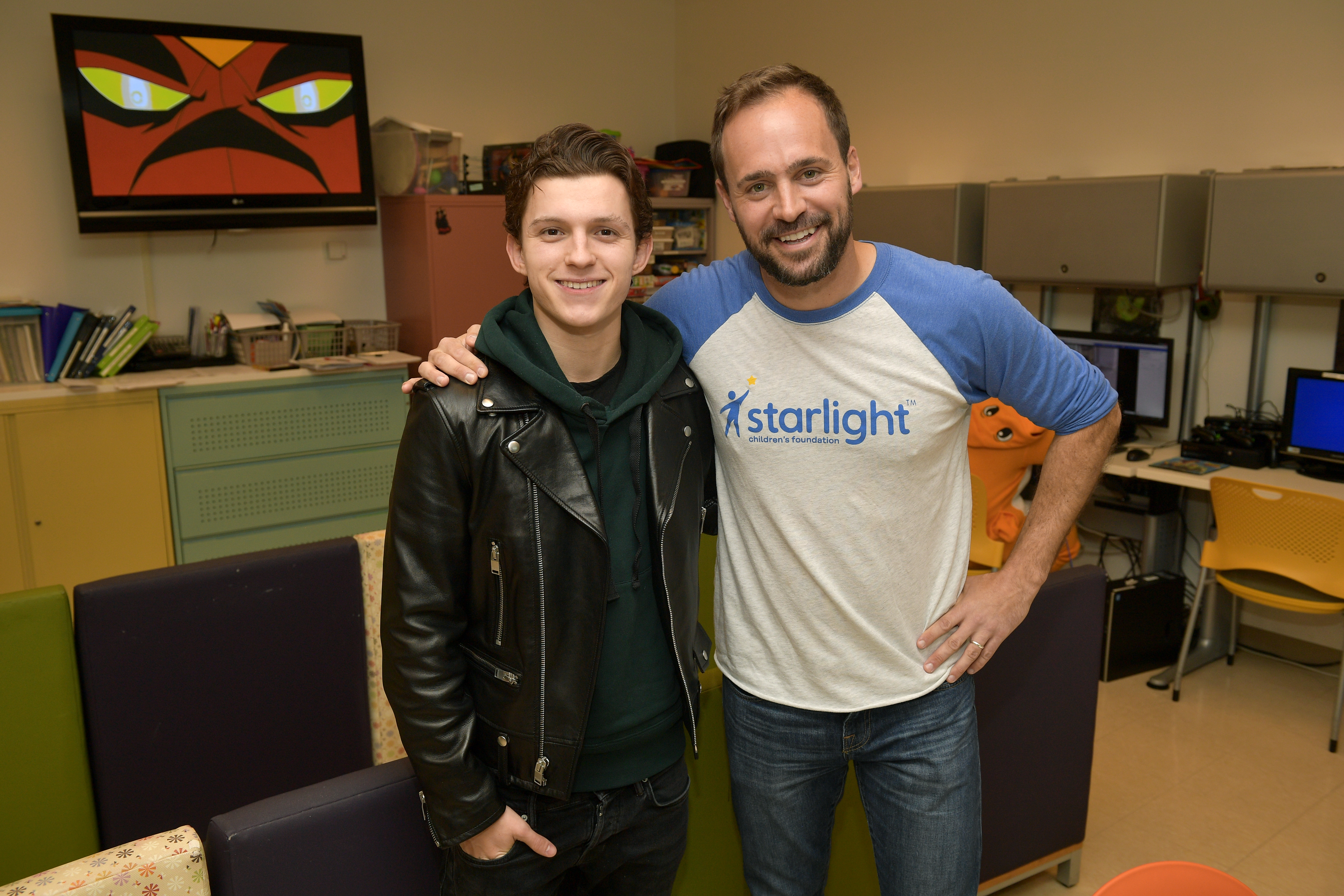 Tom Holland visits LAC+USC to support Marvel: The Universe Unites, a week-long charity campaign to help support children's charities