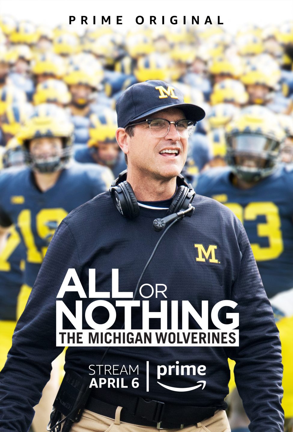 All Or Nothing: The Michigan Wolverines poster (Amazon Prime Video)