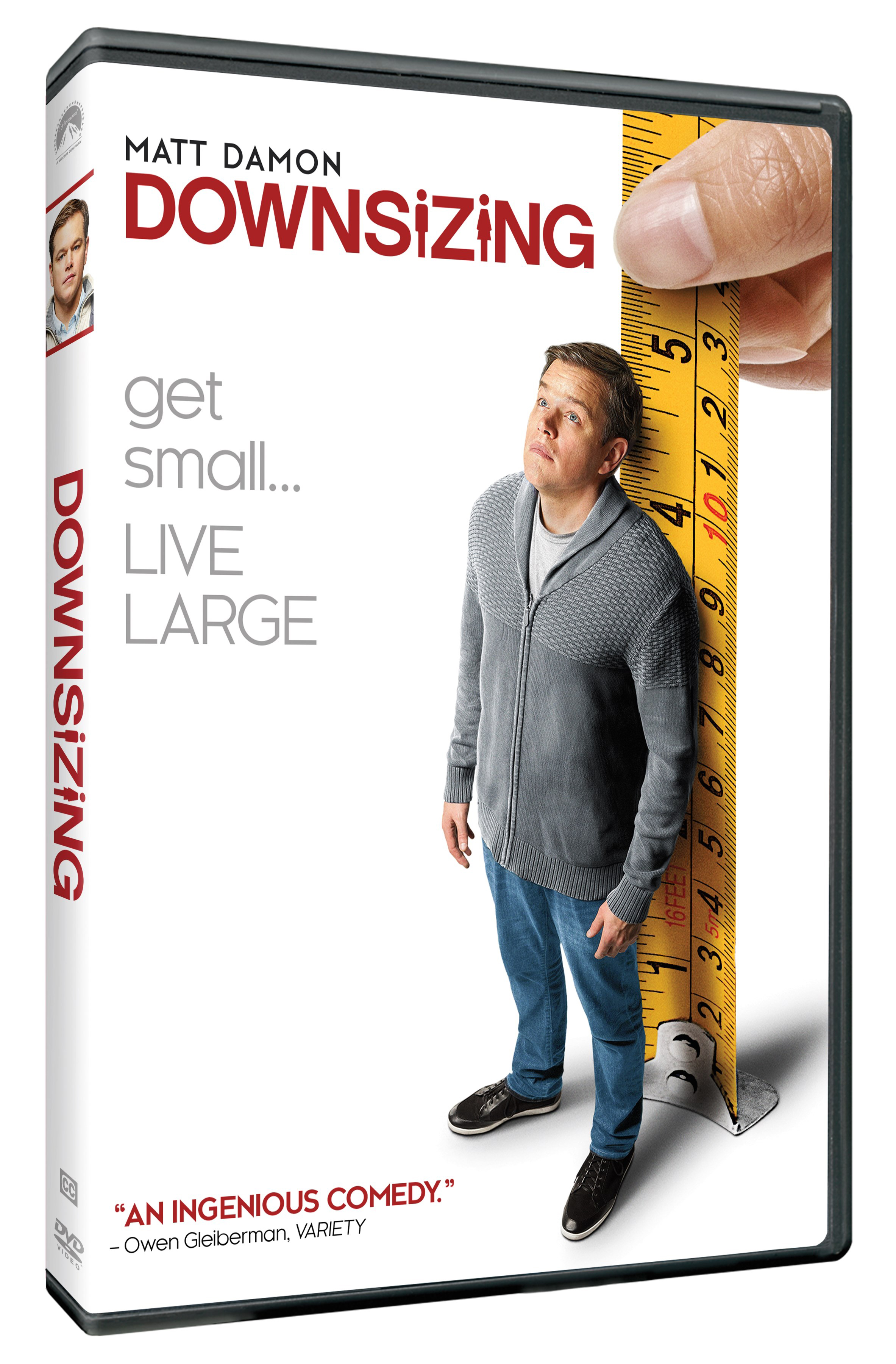 Downsizing DVD cover (Paramount Home Entertainment)