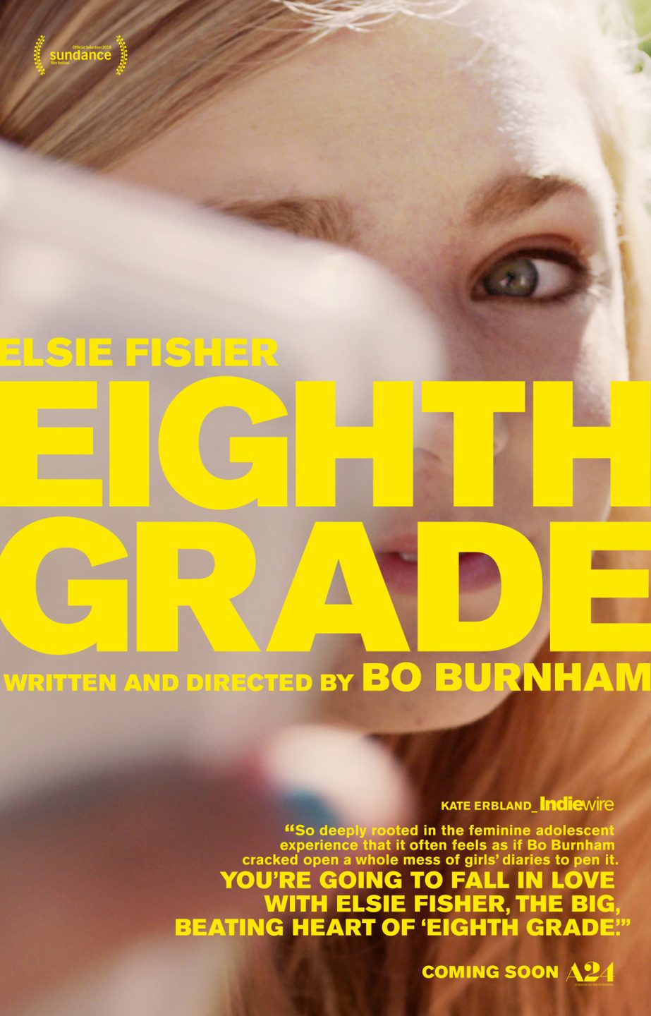 Eighth Grade poster (A24 Films)
