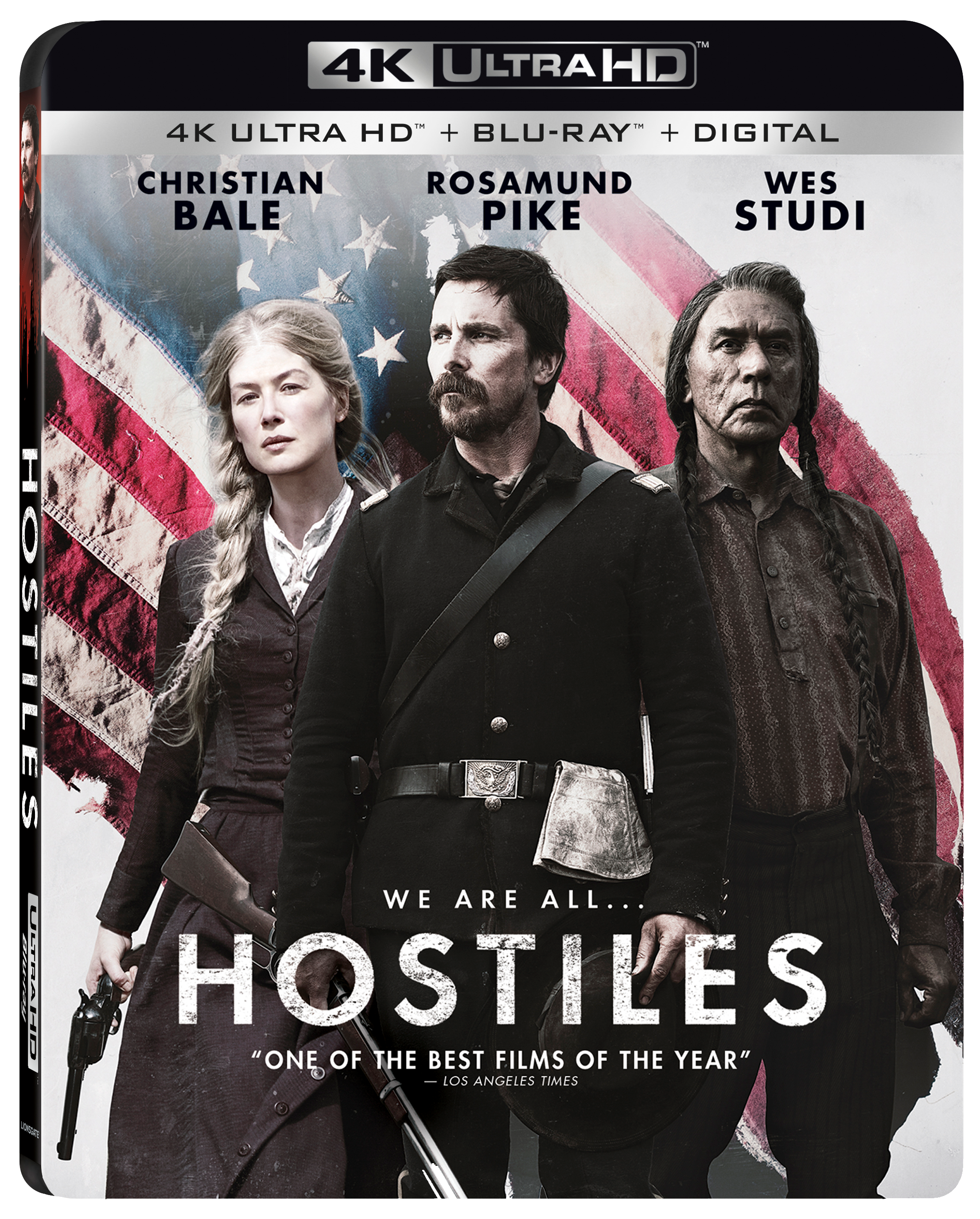 Hostiles 4K Ultra HD Combo Pack Cover (Lionsgate Home Entertainment)
