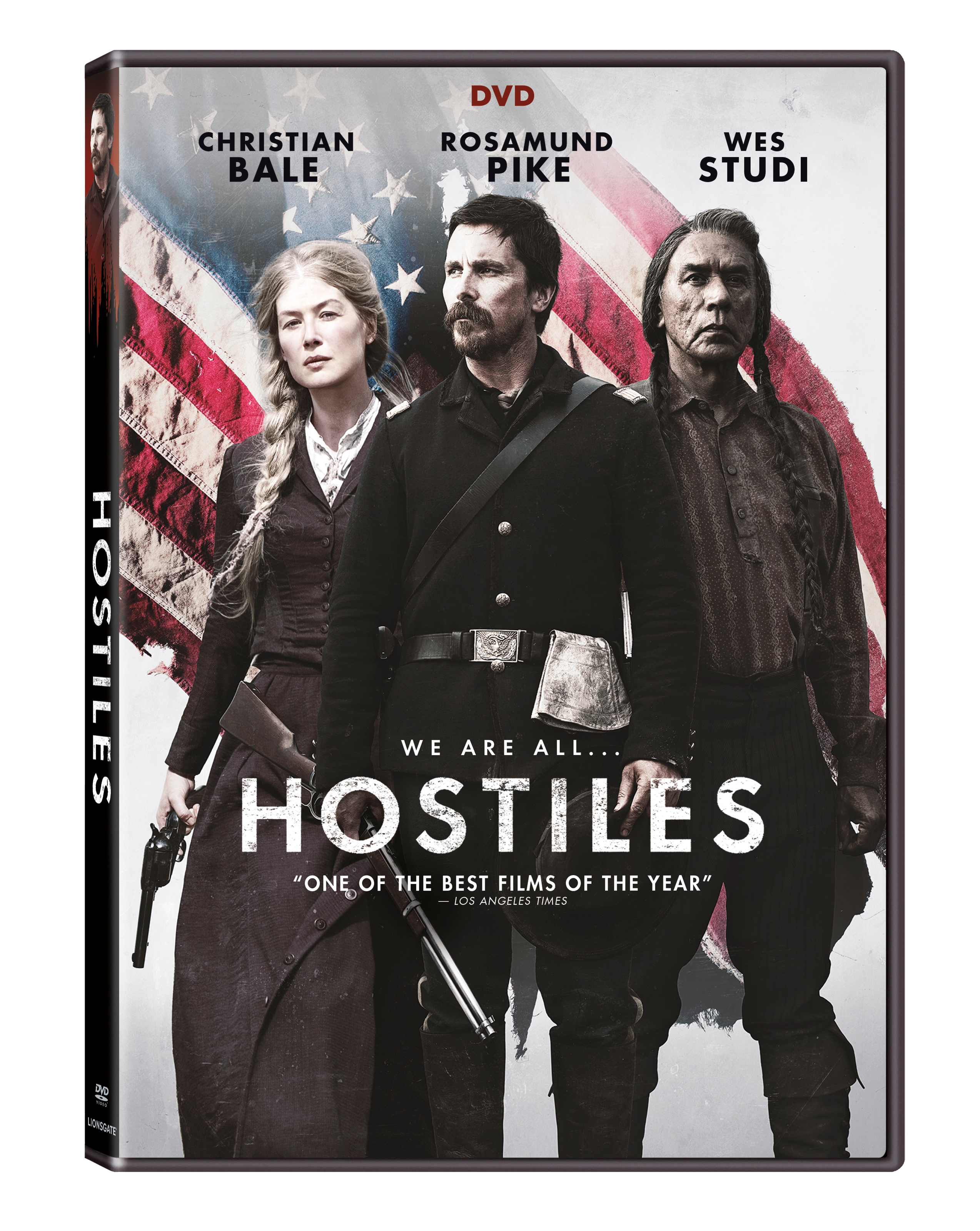 Hostiles DVD Cover (Lionsgate Home Entertainment)