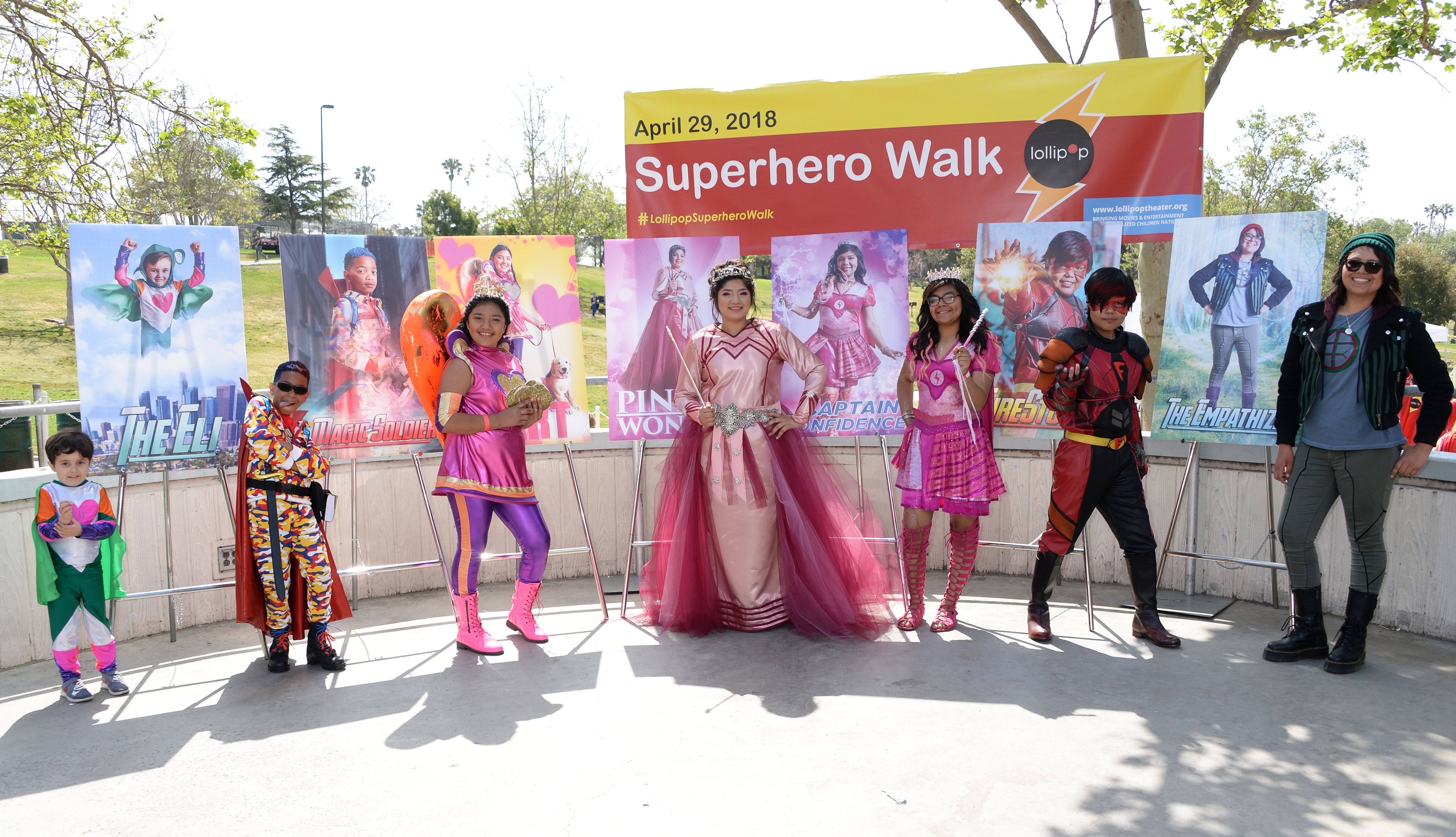 The 2nd Annual Lollipop Superhero Walk still
