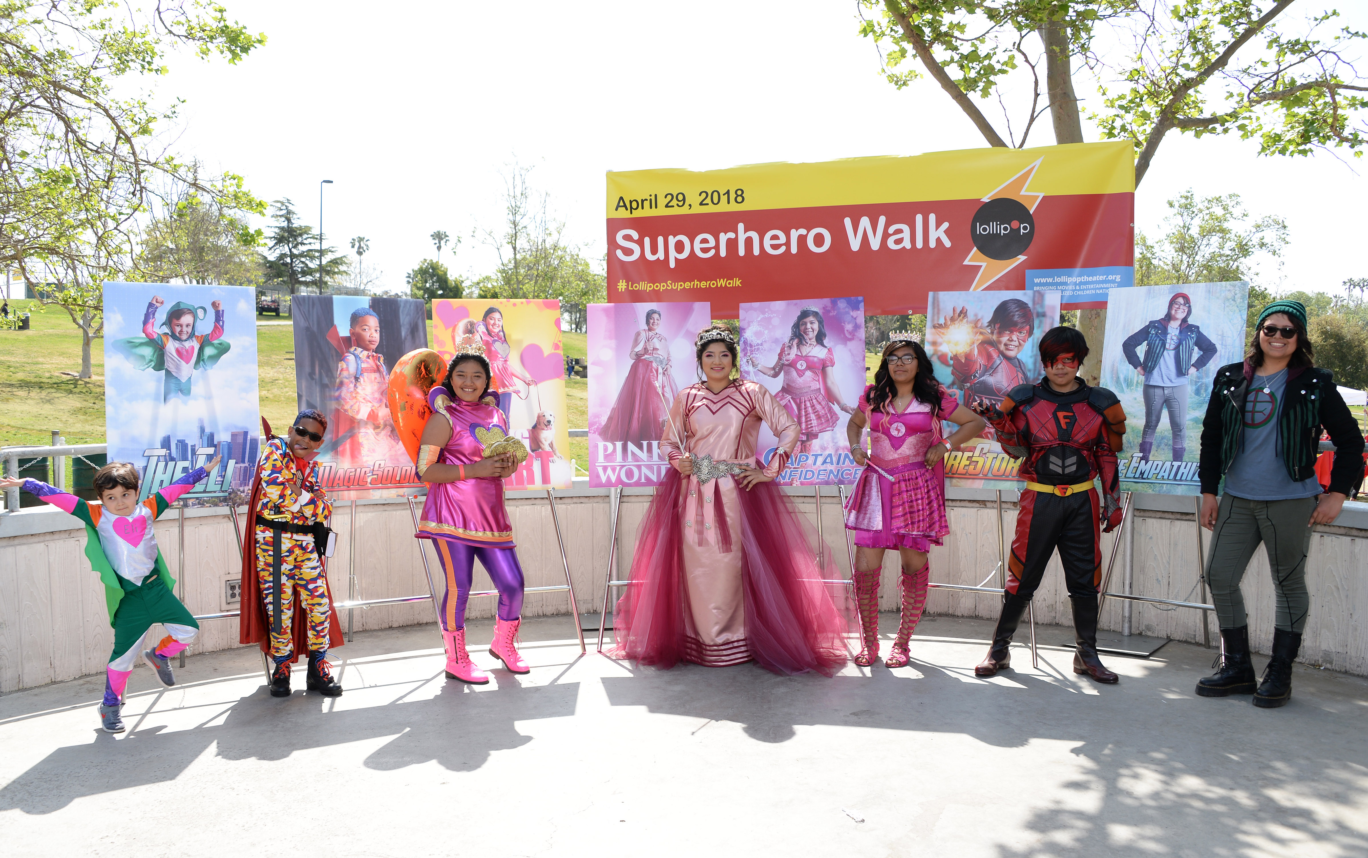 The 2nd Annual Lollipop Superhero Walk still