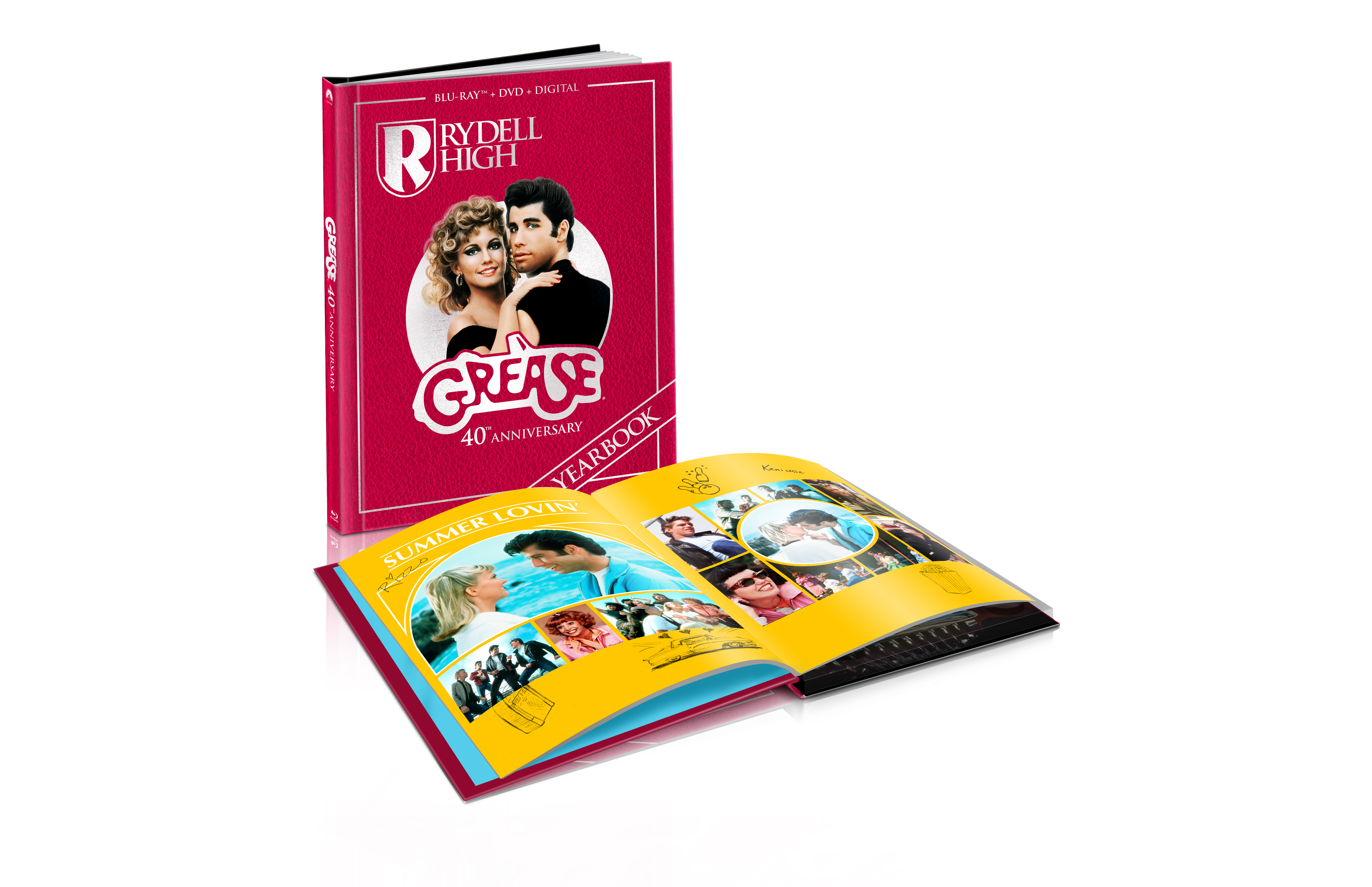 Grease: 40th Anniversary Edition Blu-Ray Combo Pack with Yearbook (Paramount Home Entertainment)
