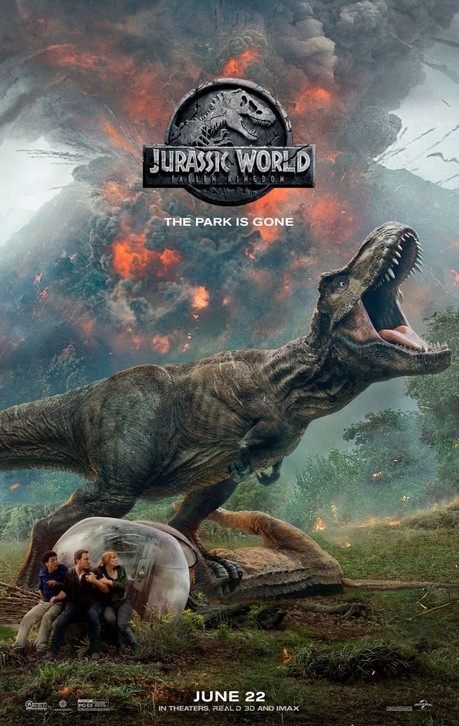 Jurassic World: Fallen Kingdom poster (Universal Pictures)