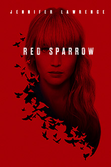 Red Sparrow DVD cover (20th Century Fox Home Entertainment)