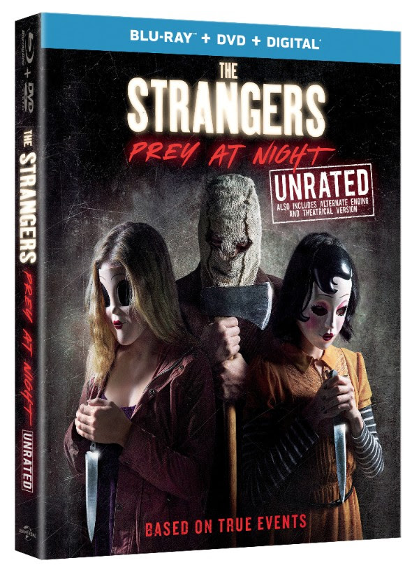 The Strangers: Prey At Night Blu-Ray Combo Pack cover (Universal Pictures Home Entertainment)