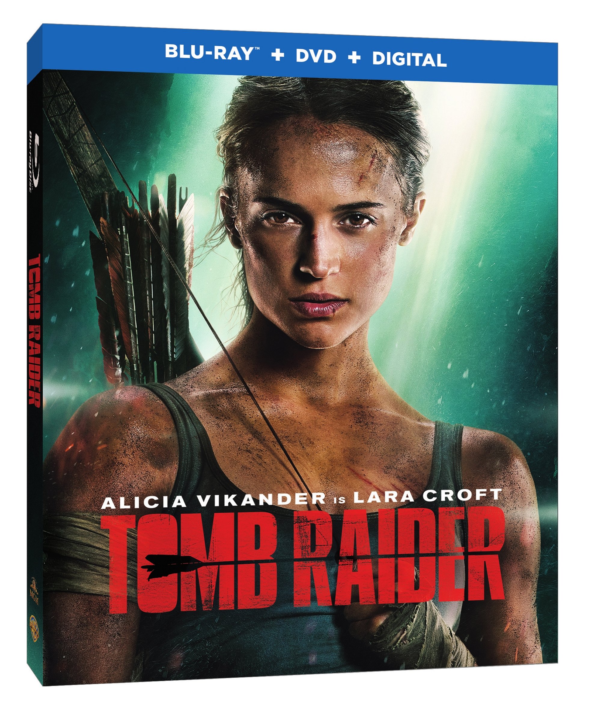 Tomb Raider Blu-Ray Combo Pack cover (Warner Bros. Home Entertainment/MGM Pictures)
