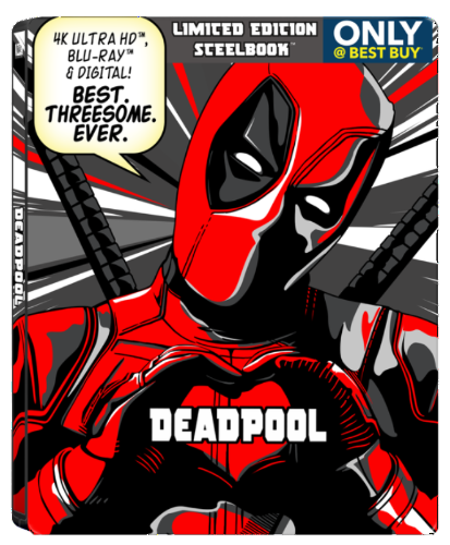 Deadpool 2-Year Anniversary Edition Best Buy Blu-Ray Combo Pack cover (20th Century Fox Home Entertainment)