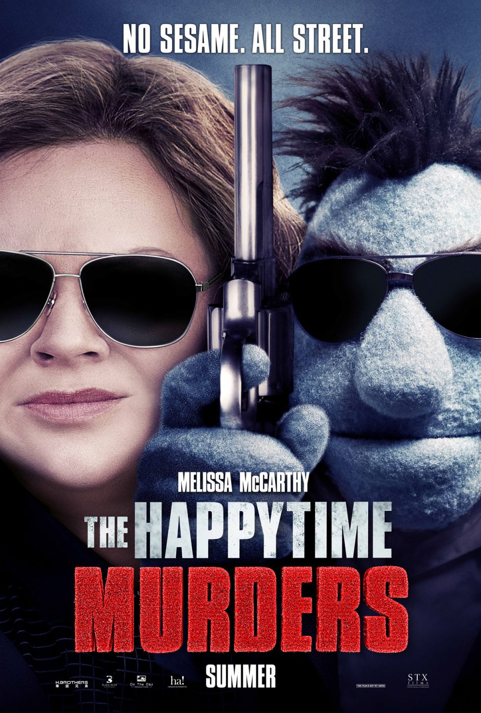 The Happytime Murders poster (STX Films/STX Entertainment)