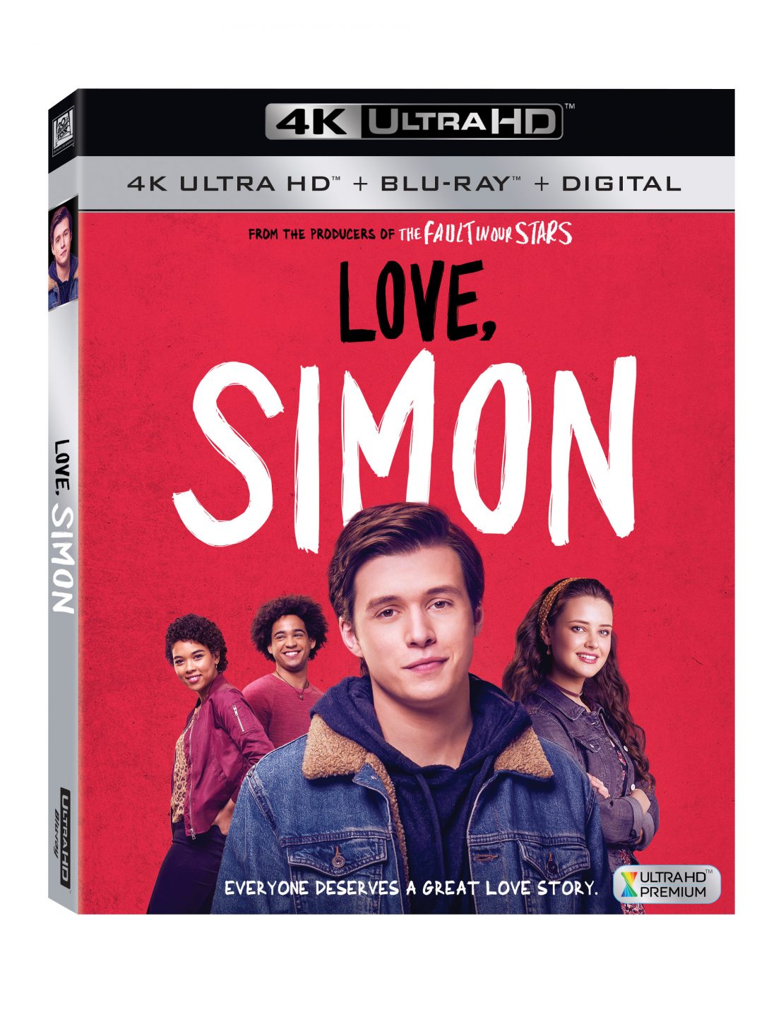Love, Simon 4K Ultra HD Combo Pack cover (20th Century Fox Home Entertainment)