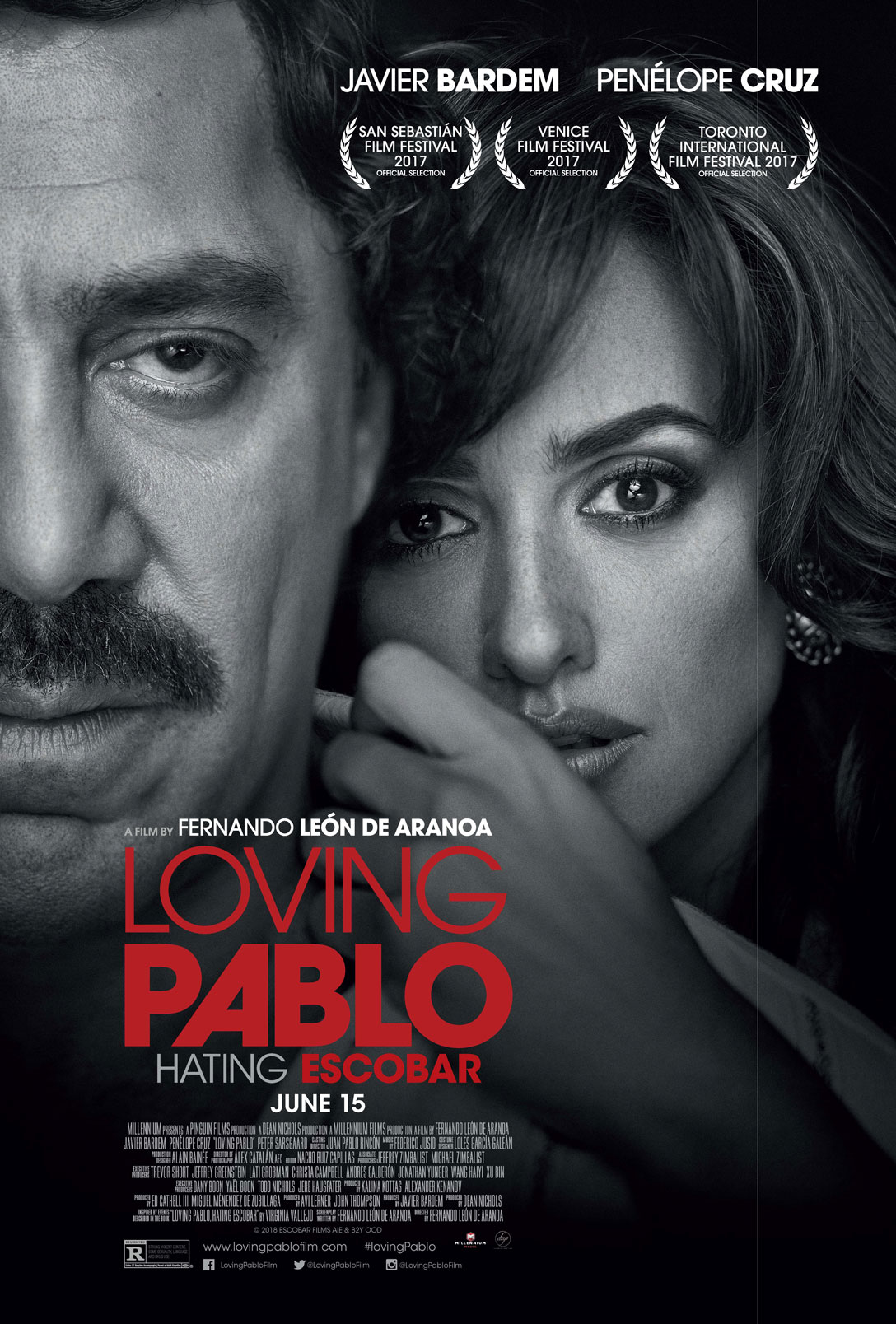 Loving Pablo poster (Universal Pictures Home Entertainment)