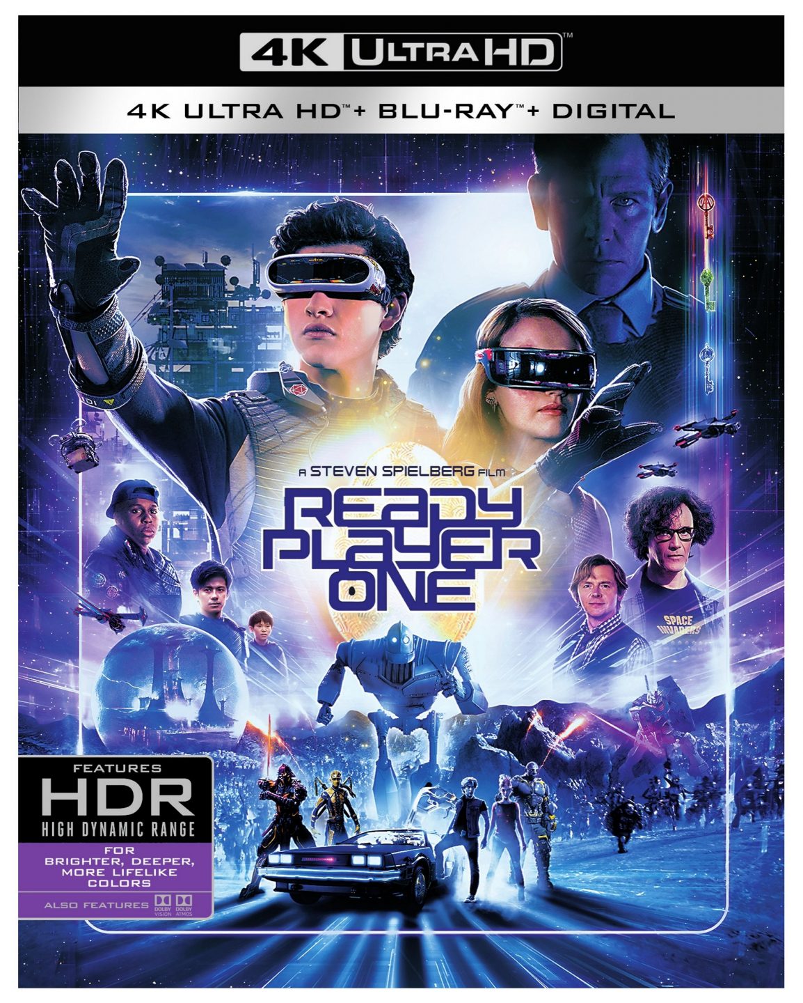 Ready Player One 4K Ultra HD Combo Pack cover (Warner Bros. Home Entertainment)