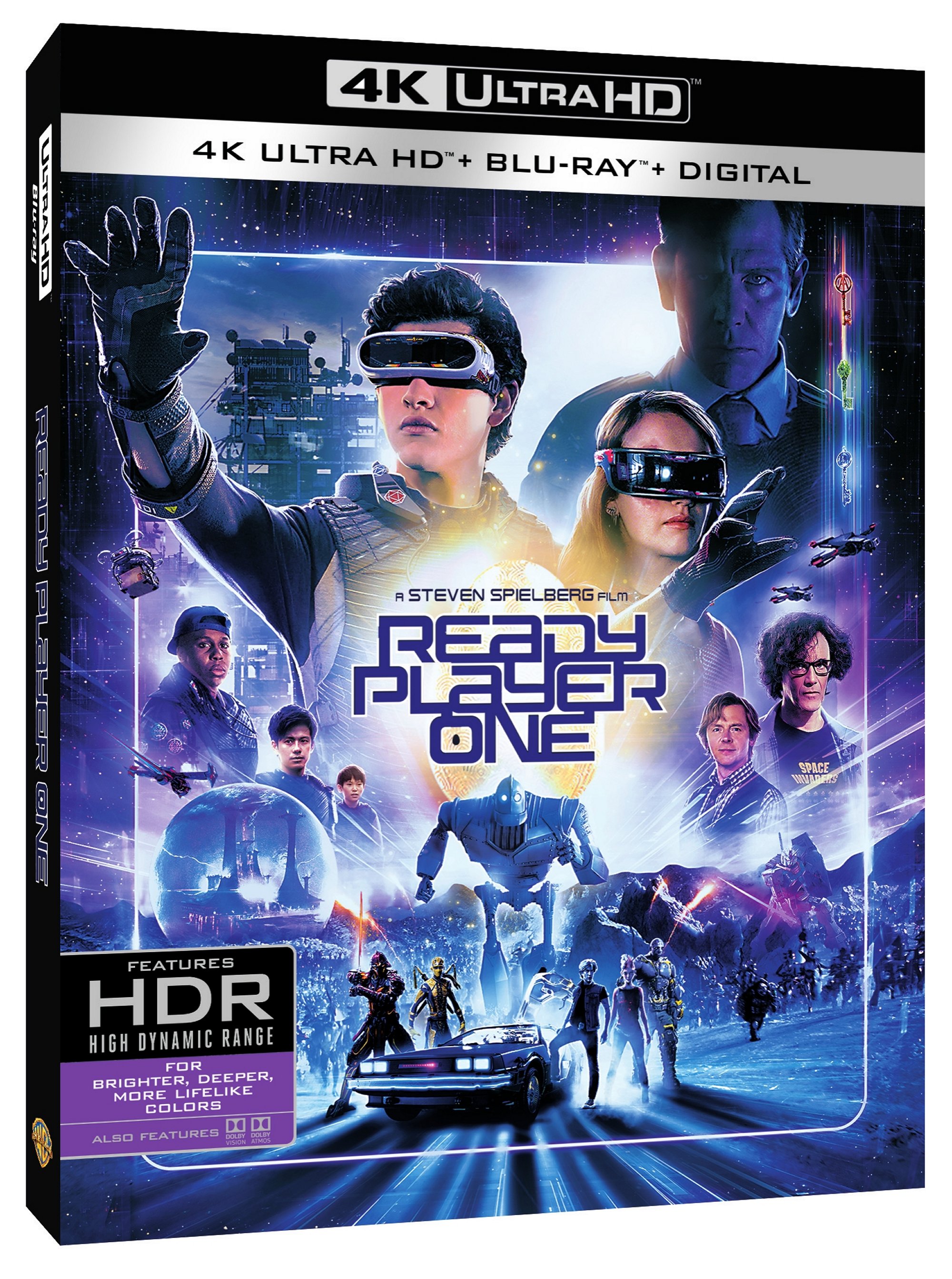 Ready Player One 4K Ultra HD Combo Pack cover (Warner Bros. Home Entertainment)