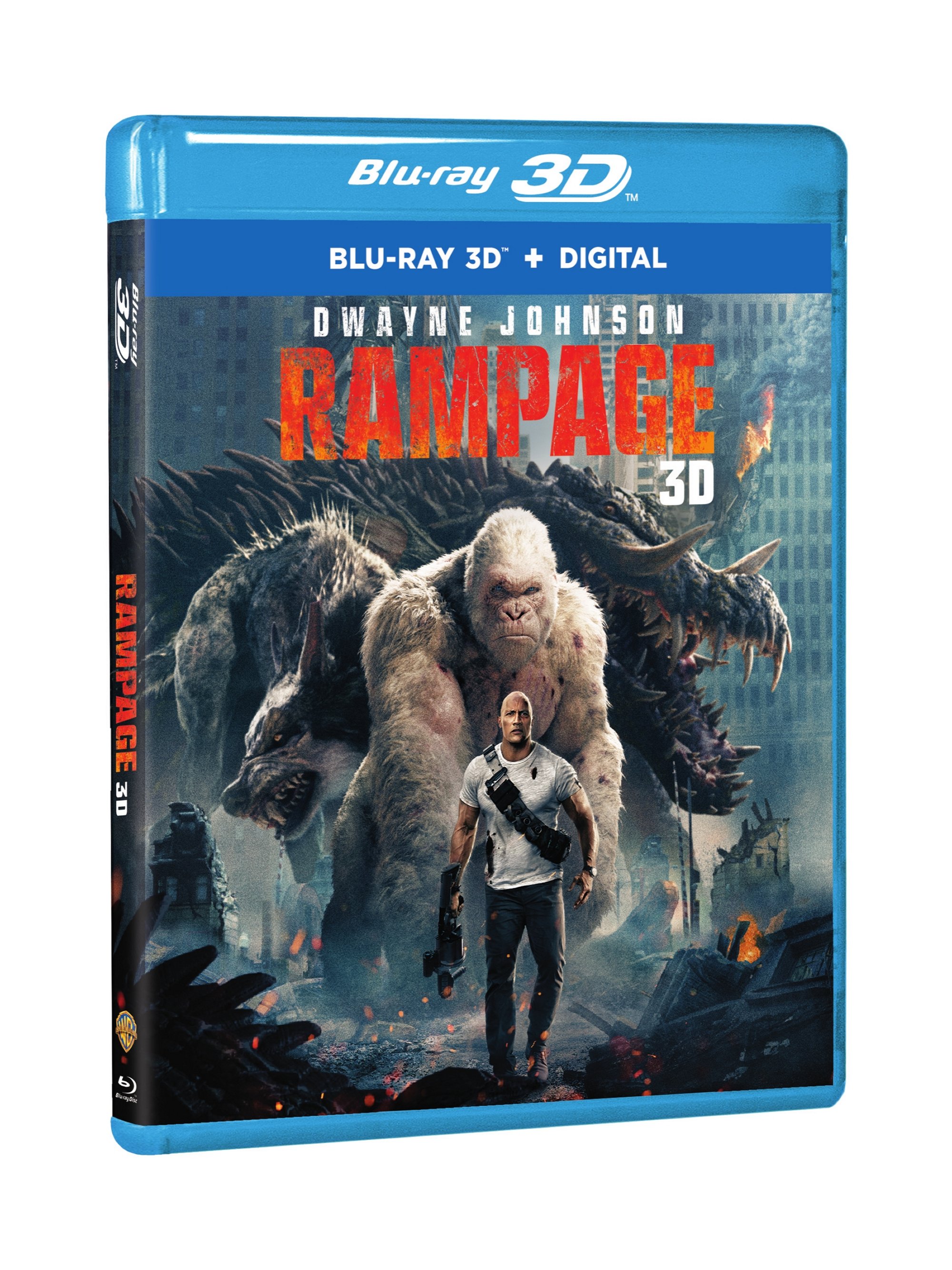 Rampage 3D Blu-Ray Combo Pack cover (Warner Bros. Home E