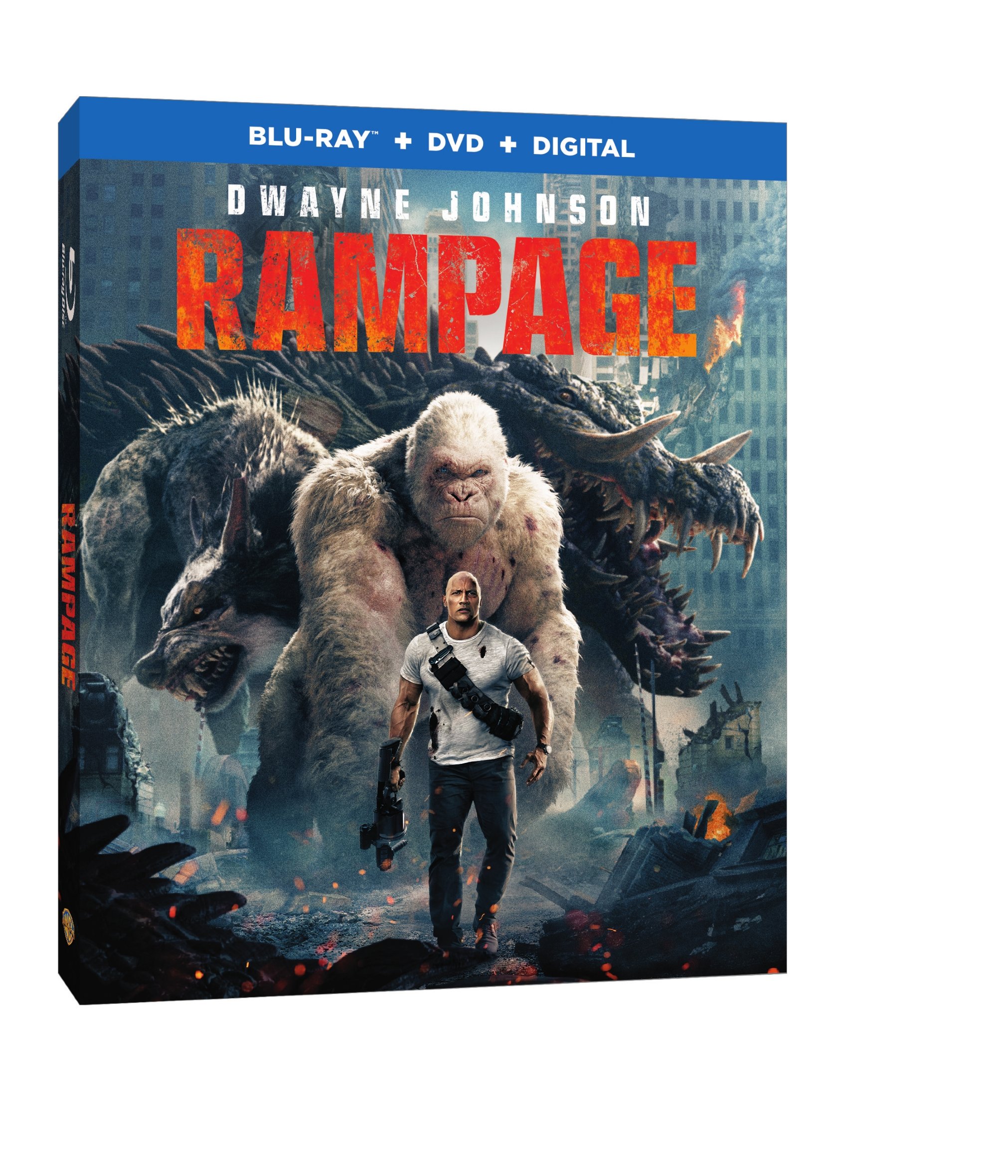 Rampage Blu-Ray Combo Pack cover (Warner Bros. Home Entertainment)
