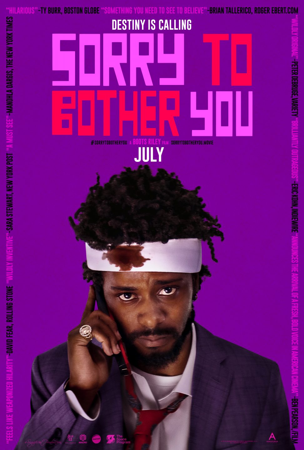 Sorry To Bother You poster (Annapurna Pictures)
