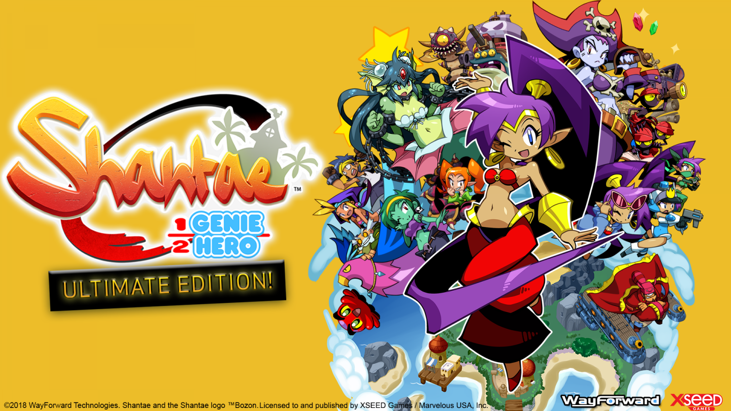 Shantae: Half-Genie Hero logo (XSEED Games/Marvelous)
