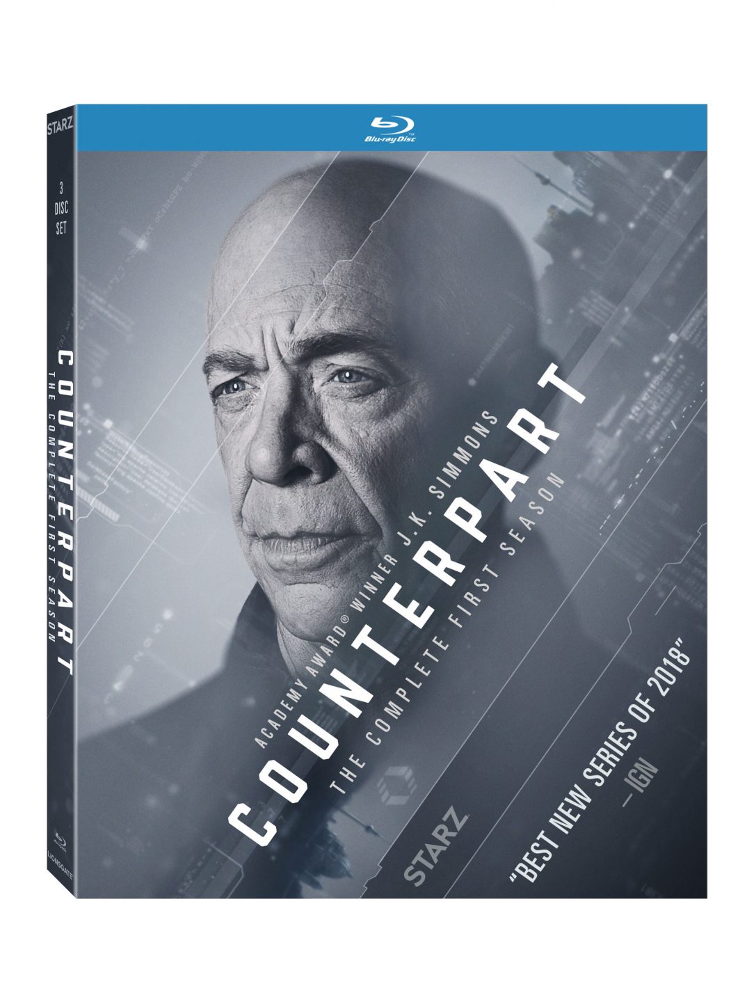 Counterpart: The Complete First Season Blu-Ray Combo Pack cover (Liosngate Home Entertainment)