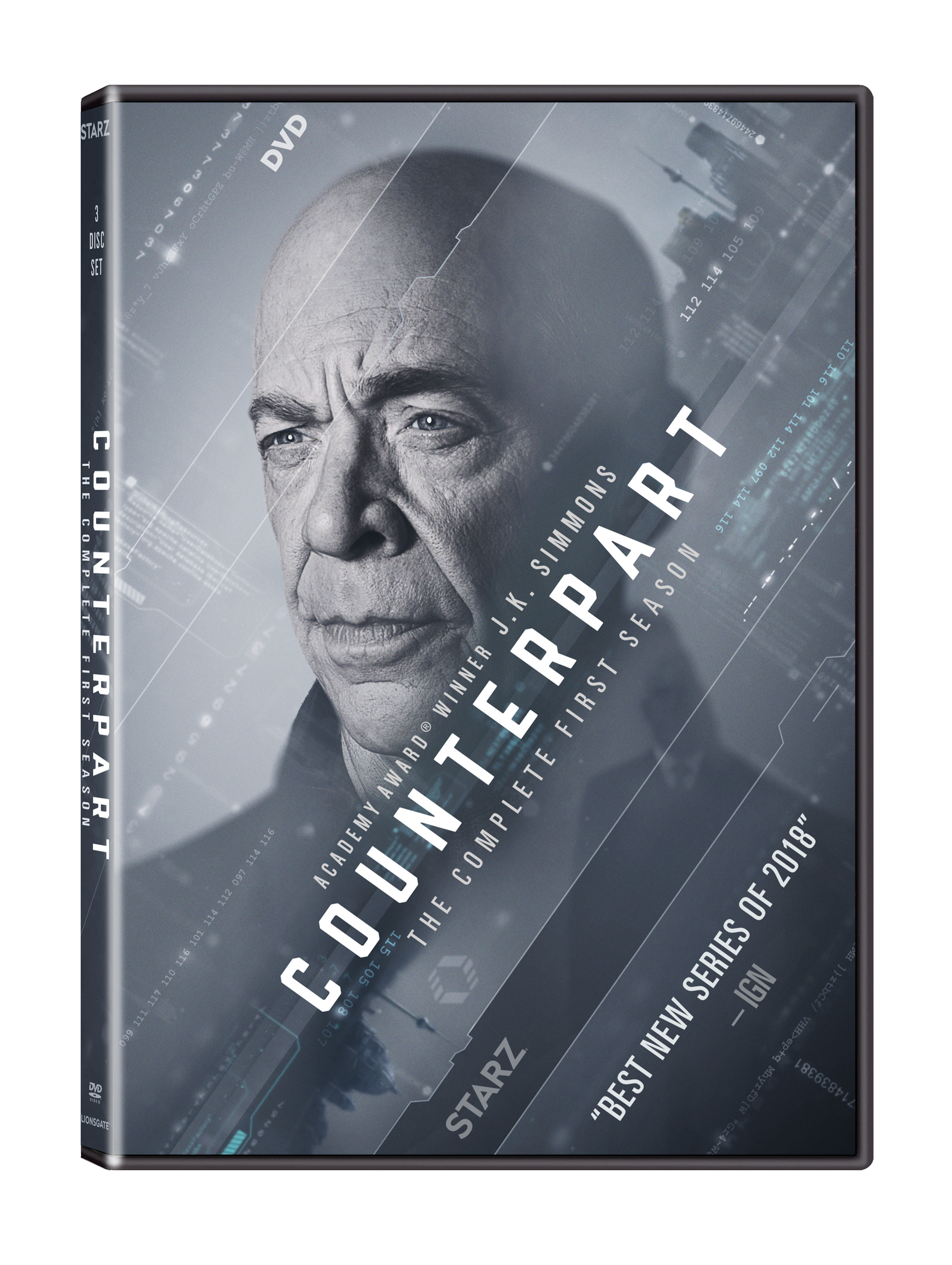 Counterpart: The Complete First Season DVD cover (Liosngate Home Entertainment)
