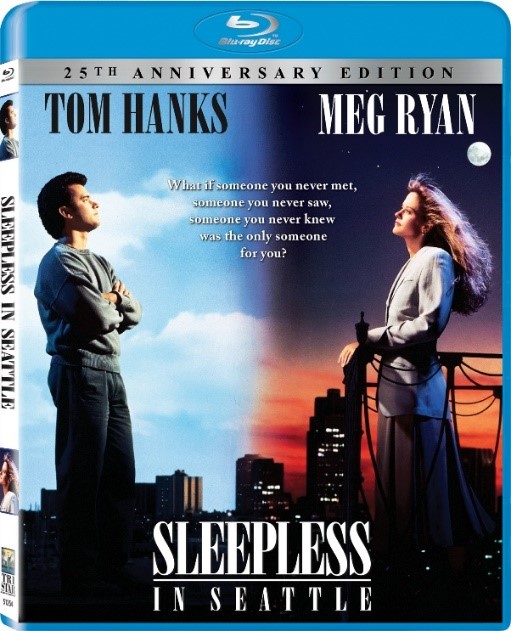 Sleepless In Seattle 25th Anniversary Blu-Ray cover (Sony Pictures Home Entertainment)