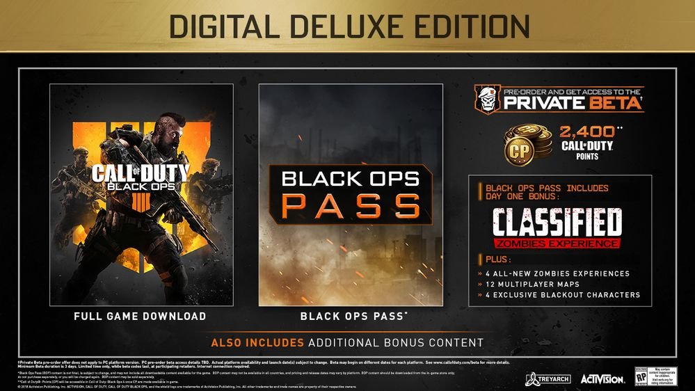 Call Of Duty: Black Ops 4 Digital Deluxe Edition (Activision)