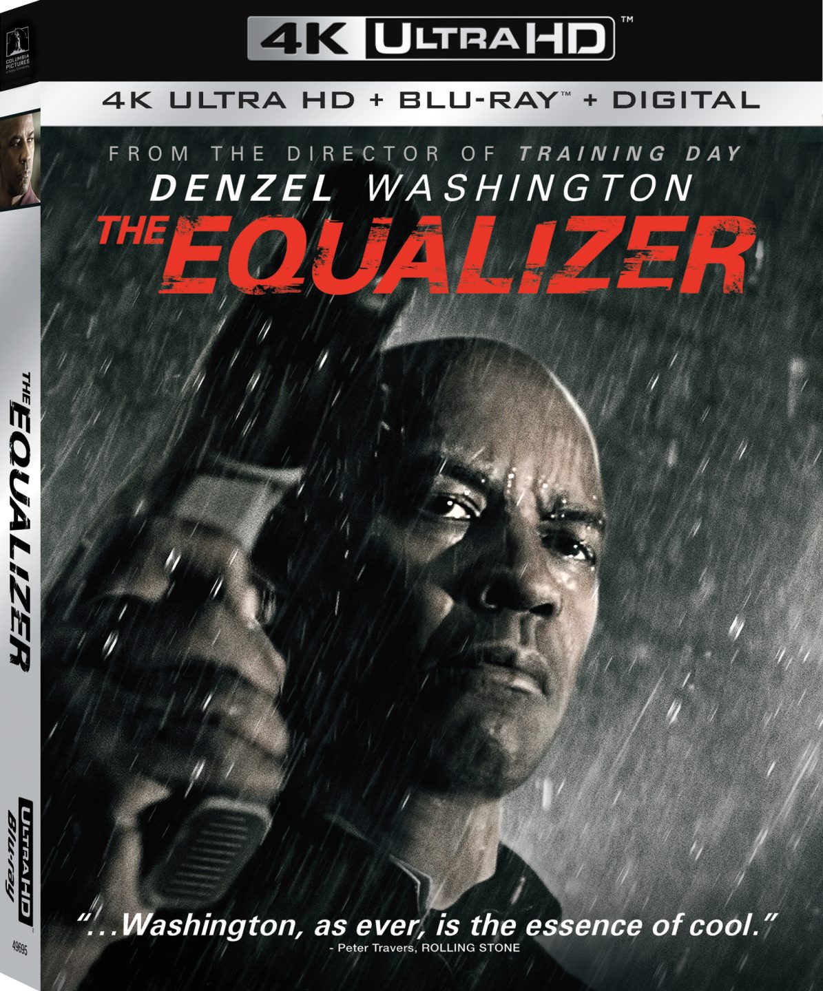 The Equalizer 4K Ultra HD cover (Sony Pictures Home Entertainment)
