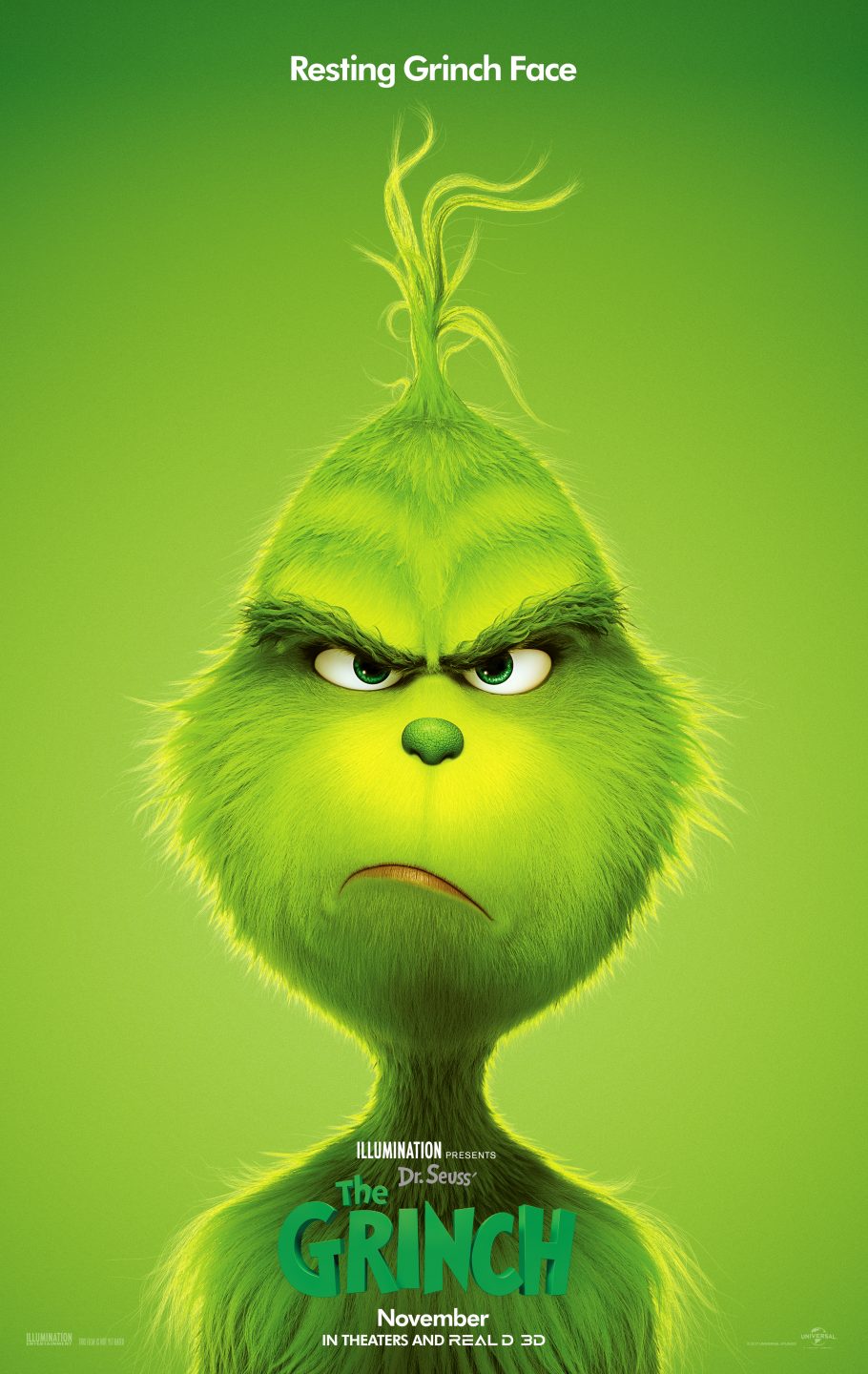Dr. Seuss' The Grinch poster (Universal Pictures/Illumination Entertainment)