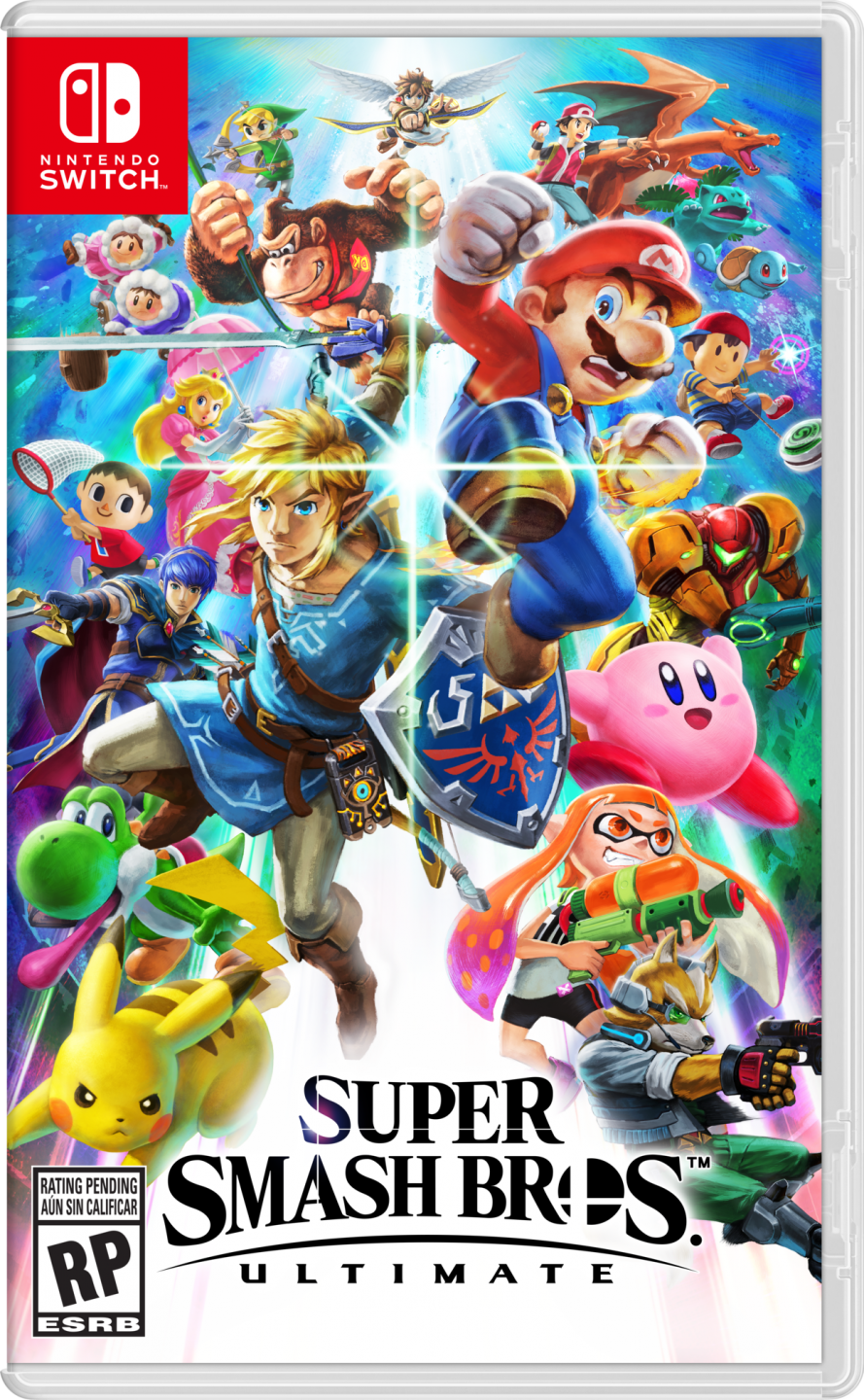 Super Smash Bros Ultimate Nintendo Switch cover