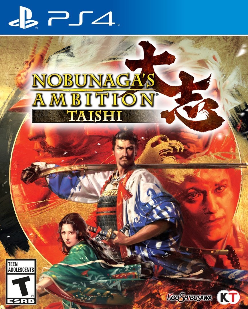 Nobunaga's Ambition: Taishi PlayStaiton 4 cover (Koei Tecmo)