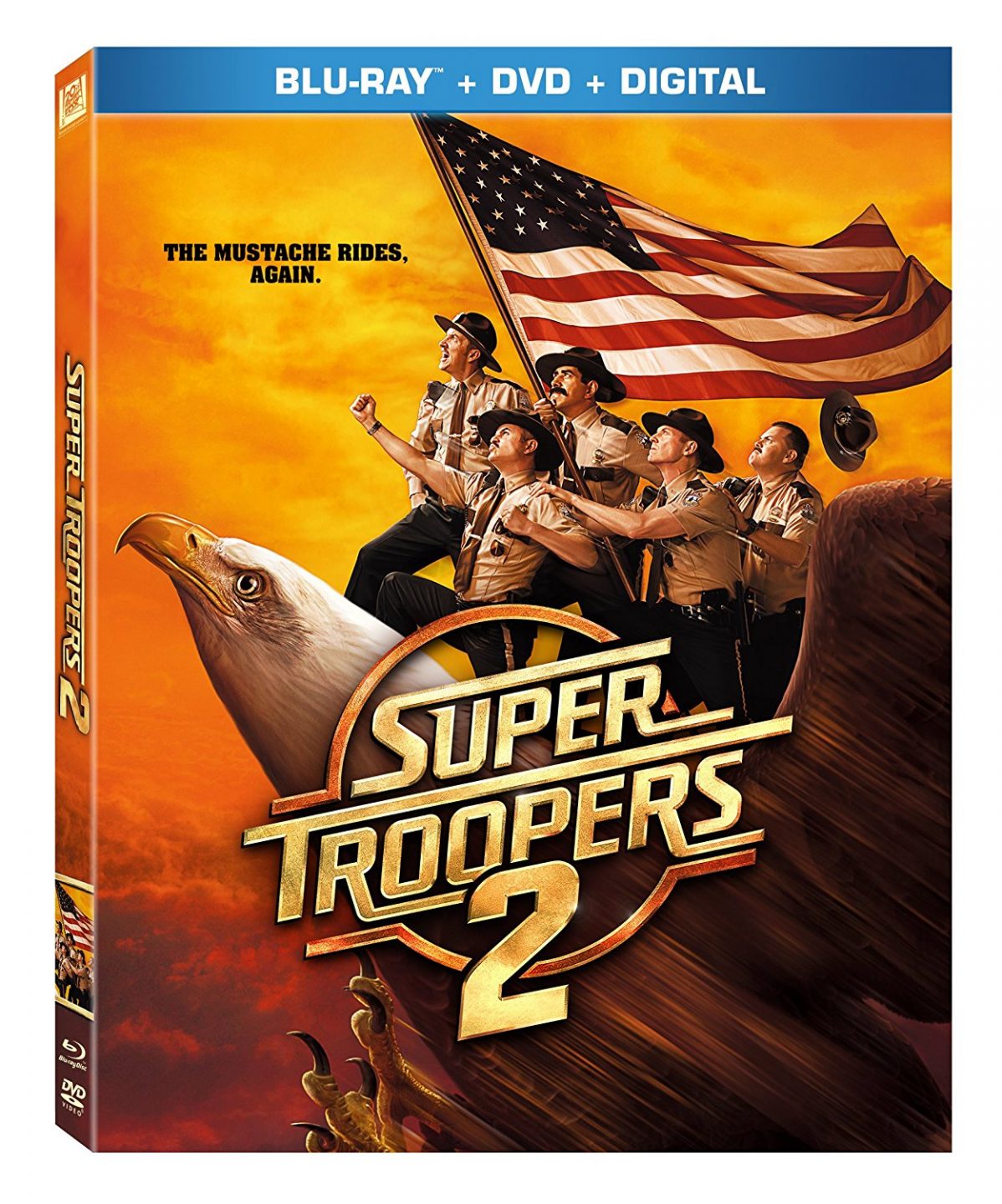Super Troopers 2 Blu-Ray Combo Pack cover (20th Century Fox Home Entertainment)