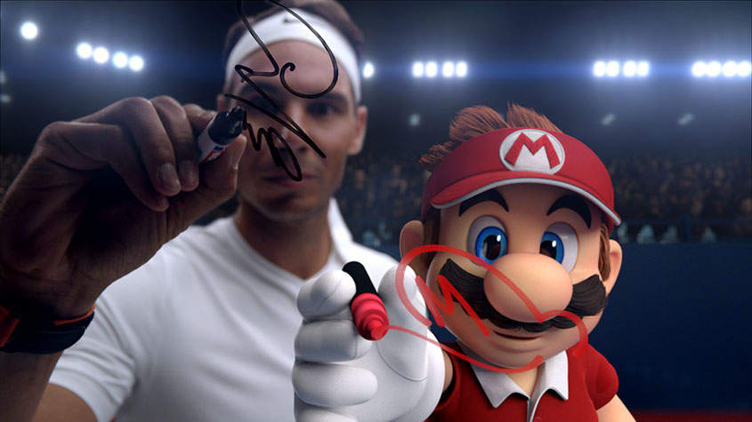 Mario Tennis Aces Mario & Rafael Nadal (Nintendo)